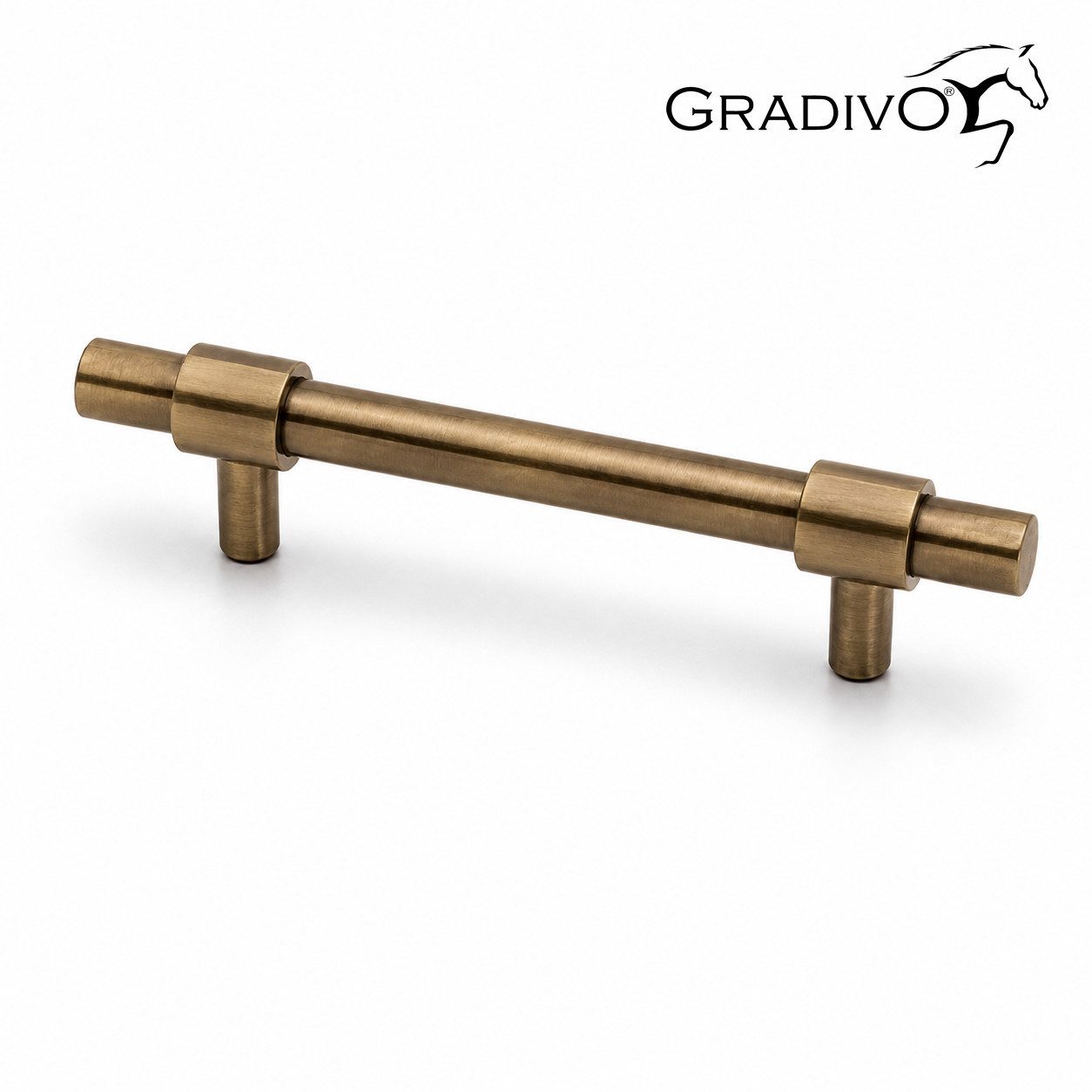 Gradivo Möbelgriff Schrankgriff Bügelgriff 624 - Bronze, 128 mm