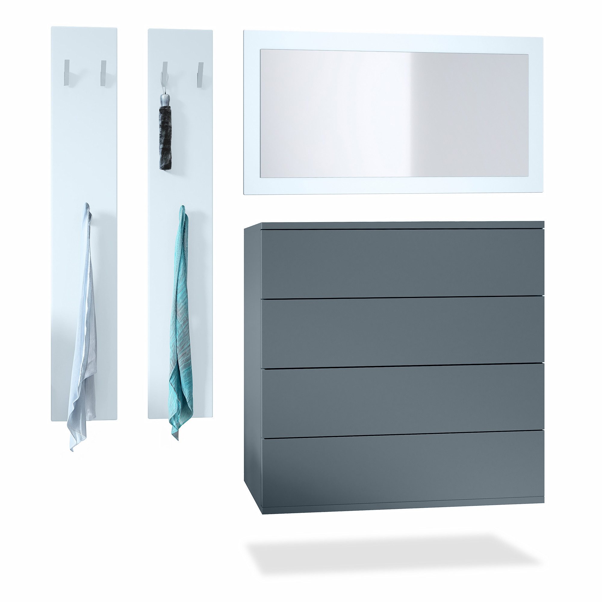 Vladon Garderoben-Set Horizon, (Garderoben-Set, bestehend aus günstig online kaufen