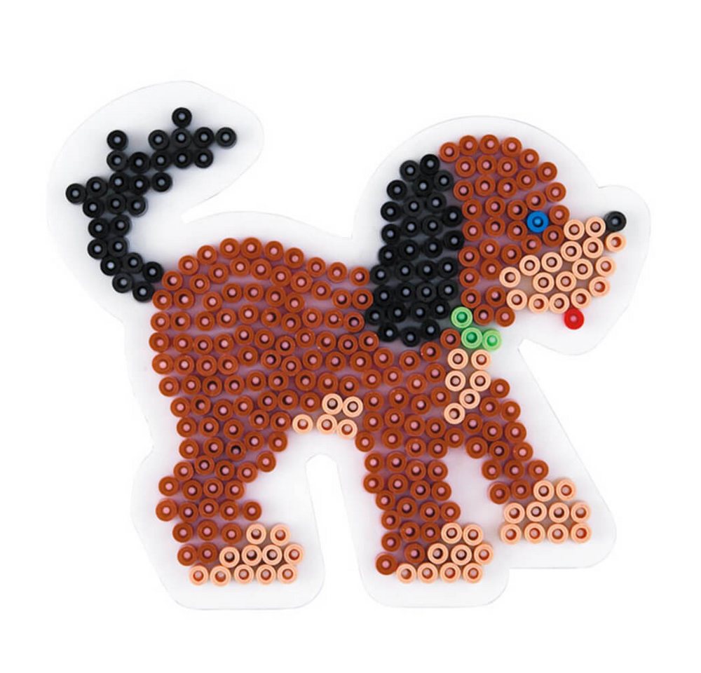 Thumbnail - Hama Bügelperlen Hama Midi-Stiftplatte Hund, weiß