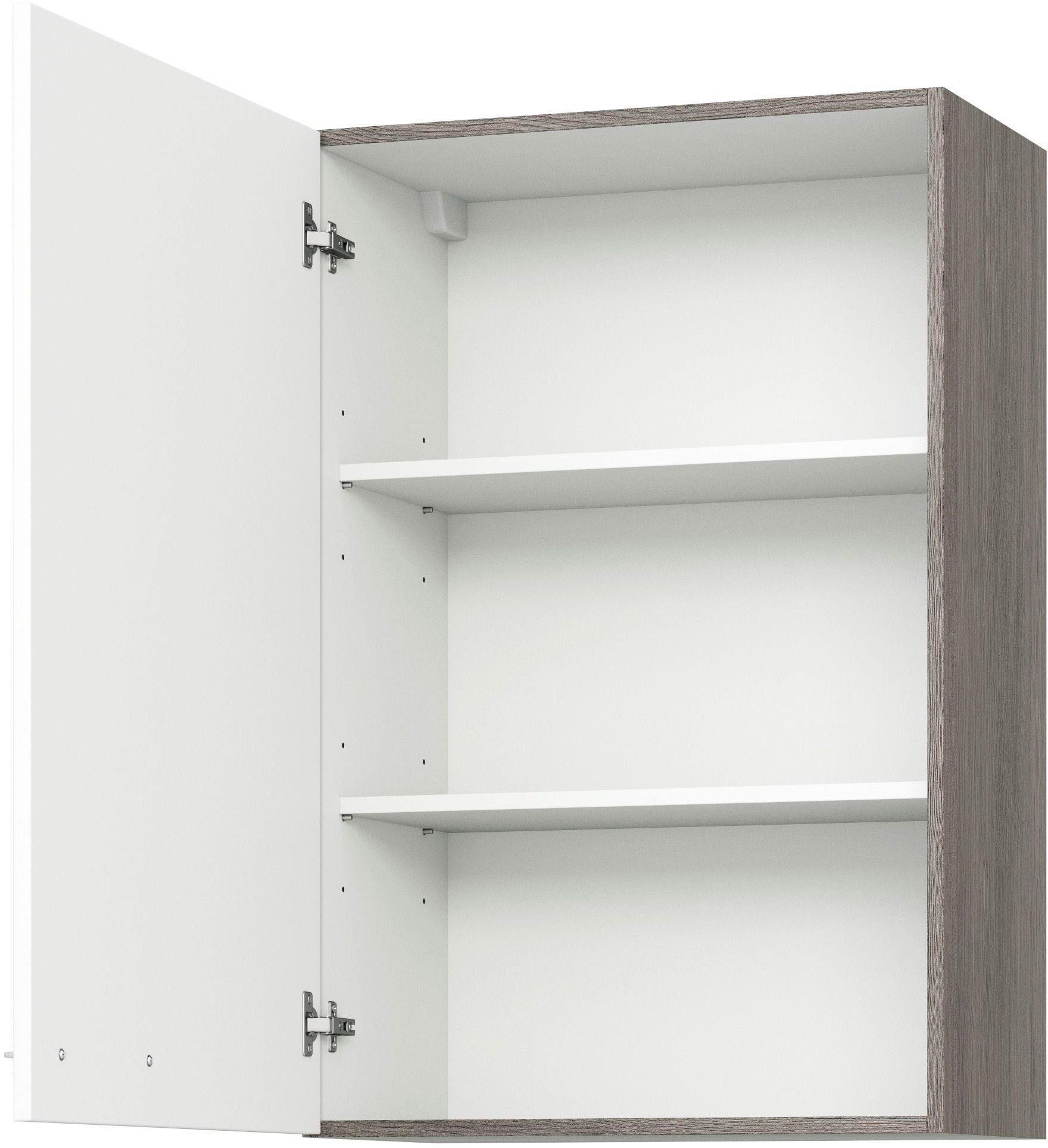 KOCHSTATION Hängeschrank KS-Trea O50-90 inklusive zwei Einlegeböden, Breite 50 cm, Höhe 90 cm