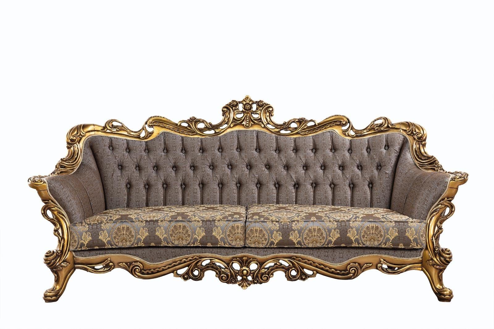 JVmoebel Sofa, Klassische luxus Chesterfield Couch Dreisitzer stilvoll Neu