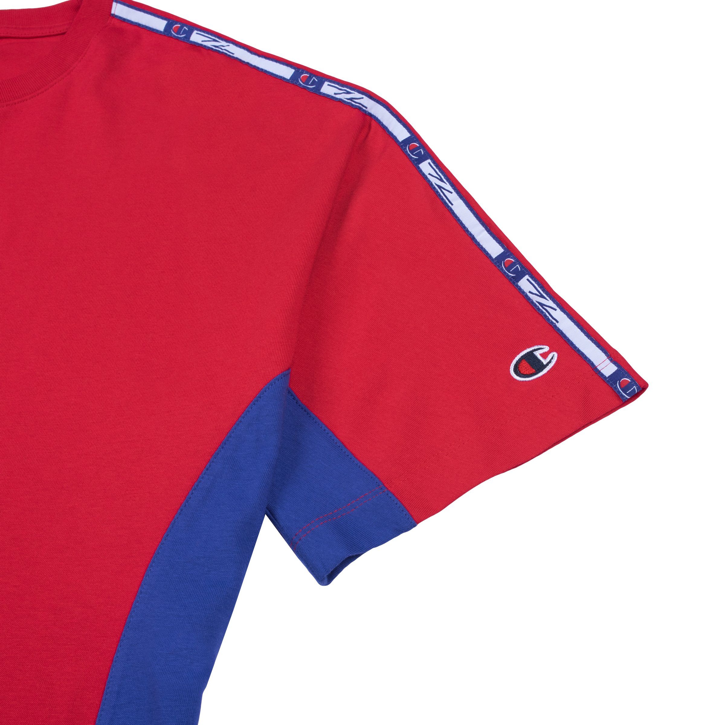 T-Shirt Adult rot 113345 T-Shirt Champion T-Shirt (scbl) Crewneck Damen Champion (ryr)/blau