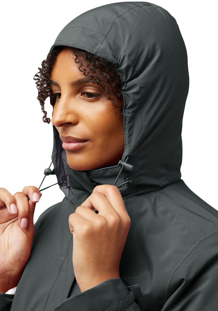 Jack Wolfskin 3-in-1-Funktionsjacke ROTWAND 3IN1 JKT W 3-in-1 Jacke, warm, wasserdicht und winddicht