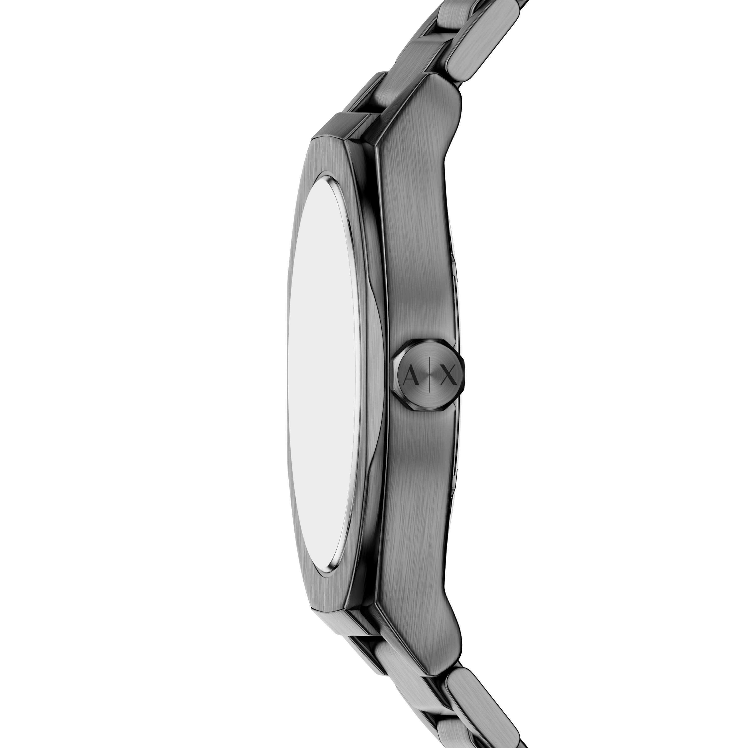 ARMANI EXCHANGE Quarzuhr AX4300, Armbanduhr, Herrenuhr, Edelstahlarmband, analog, Tag