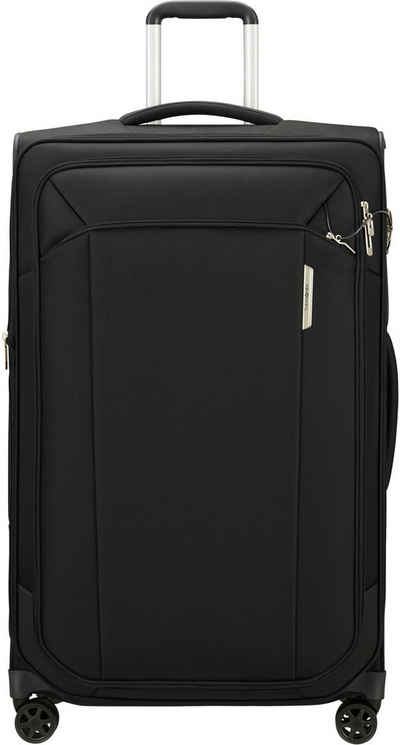 Samsonite Weichgepäck-Trolley Respark, ozone black, 79 cm, 4 Rollen, Koffer groß Reisegepäck Volumenerweiterung TSA-Zahlenschloss