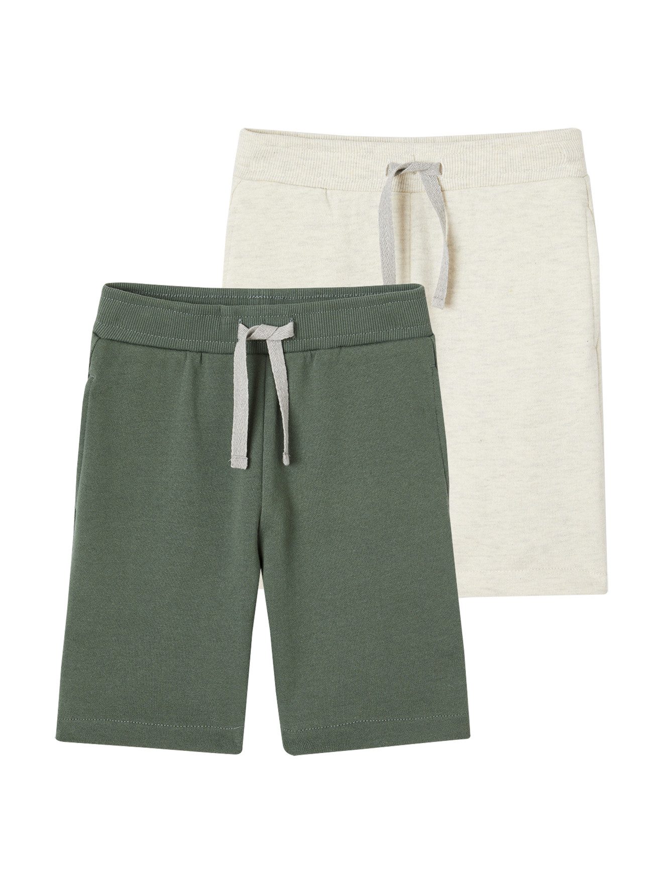 Shorts 2er-Pack Jungen Sweat-Shorts BASIC
