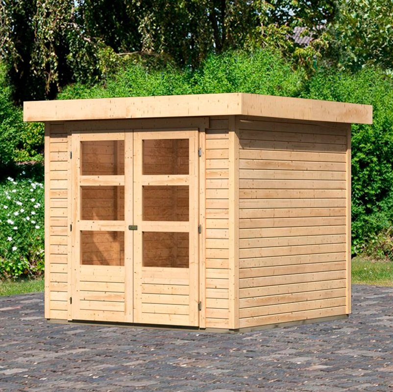 Karibu Gartenhaus Arnis 2, BxT: 242x238 cm, Made in Germany