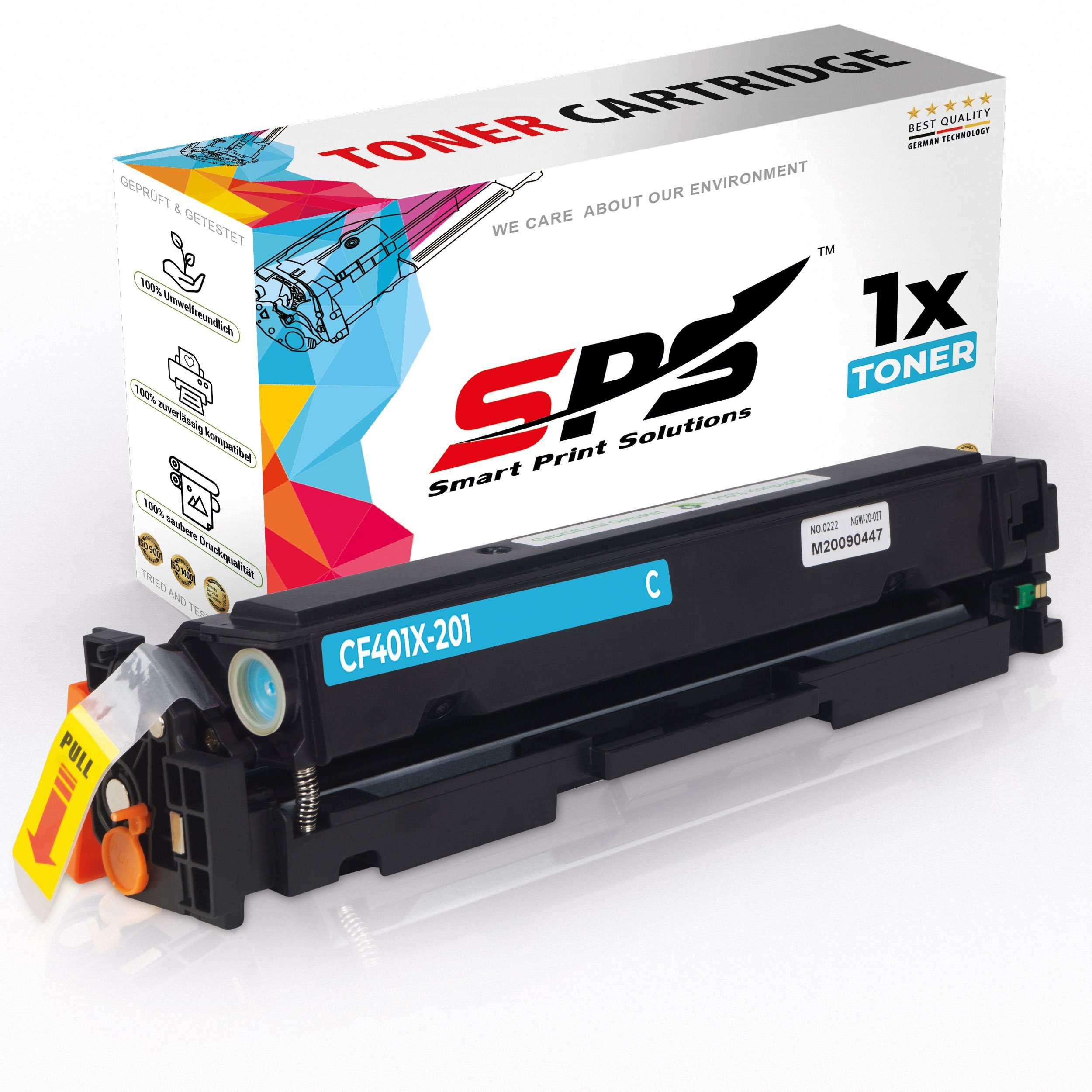 SPS Tonerkartusche Kompatibel für HP Color Laserjet Pro M252 201X, (1er Pack, 1-St., 1 x Toner (Für HP CF401X Cyan)