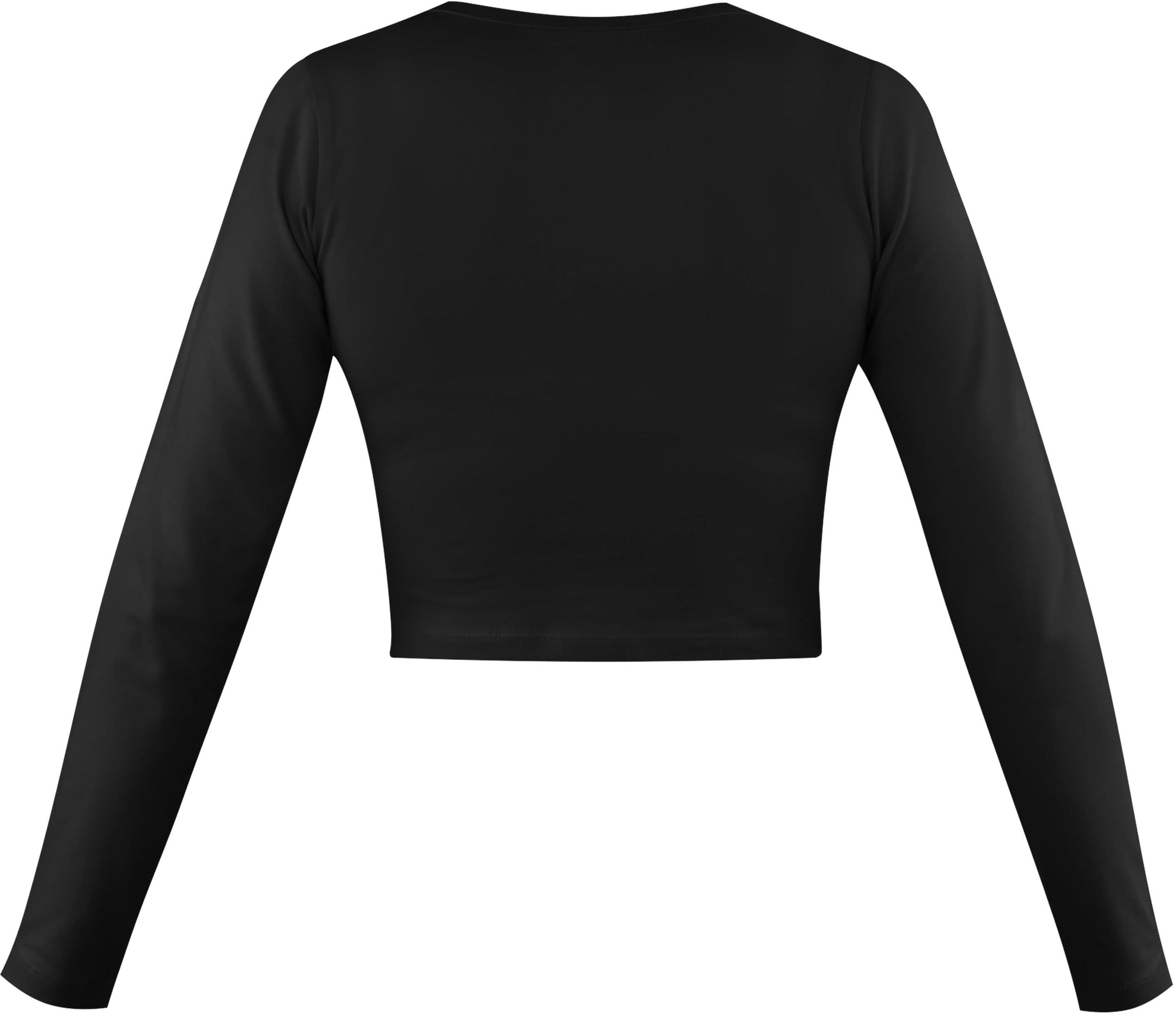 Janice Langarmshirt 3 x Damen crop günstig online kaufen