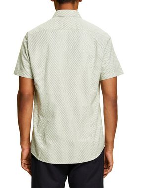 Esprit Kurzarmhemd Button-Down-Hemd mit Print