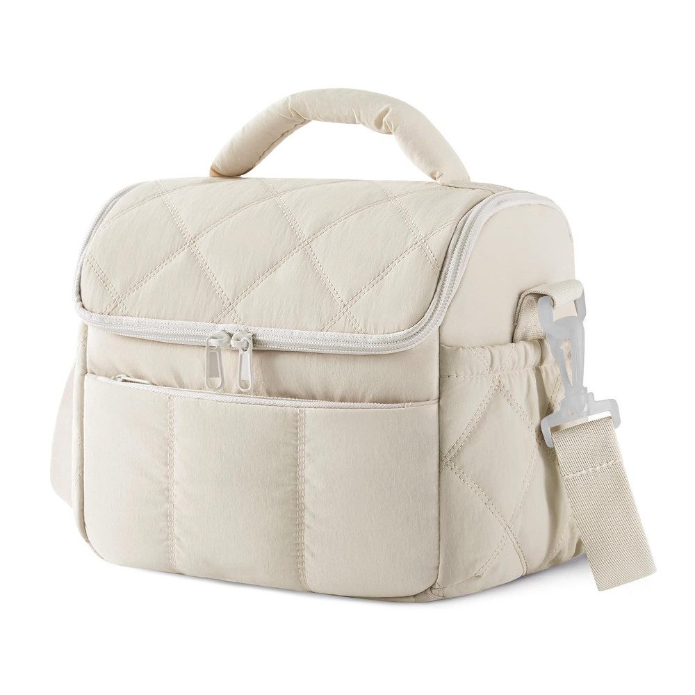 Blusmart Lunchbox Thermotasche Lunchtasche, Isolierte Brotzeit Tasche mit Schultergurt, (Öl- und schmutzabweisend, Warm- und Kalthaltung), Für Büro, Schule und Picknick
