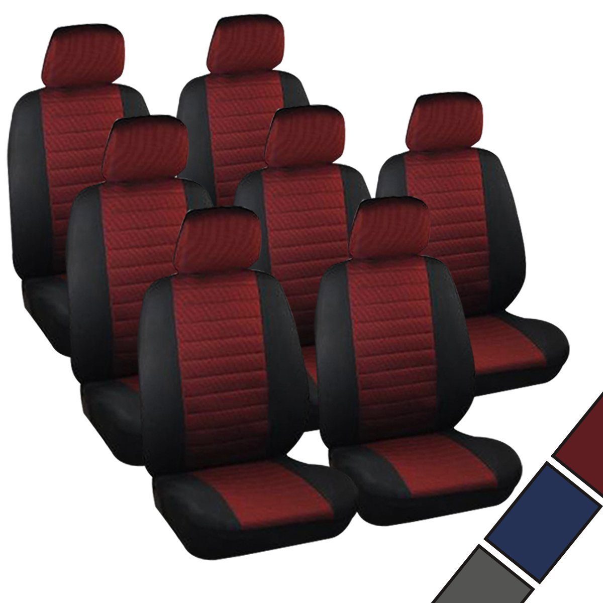 Eluto Auto Sitzbezüge Set, 5 Sitze Universal