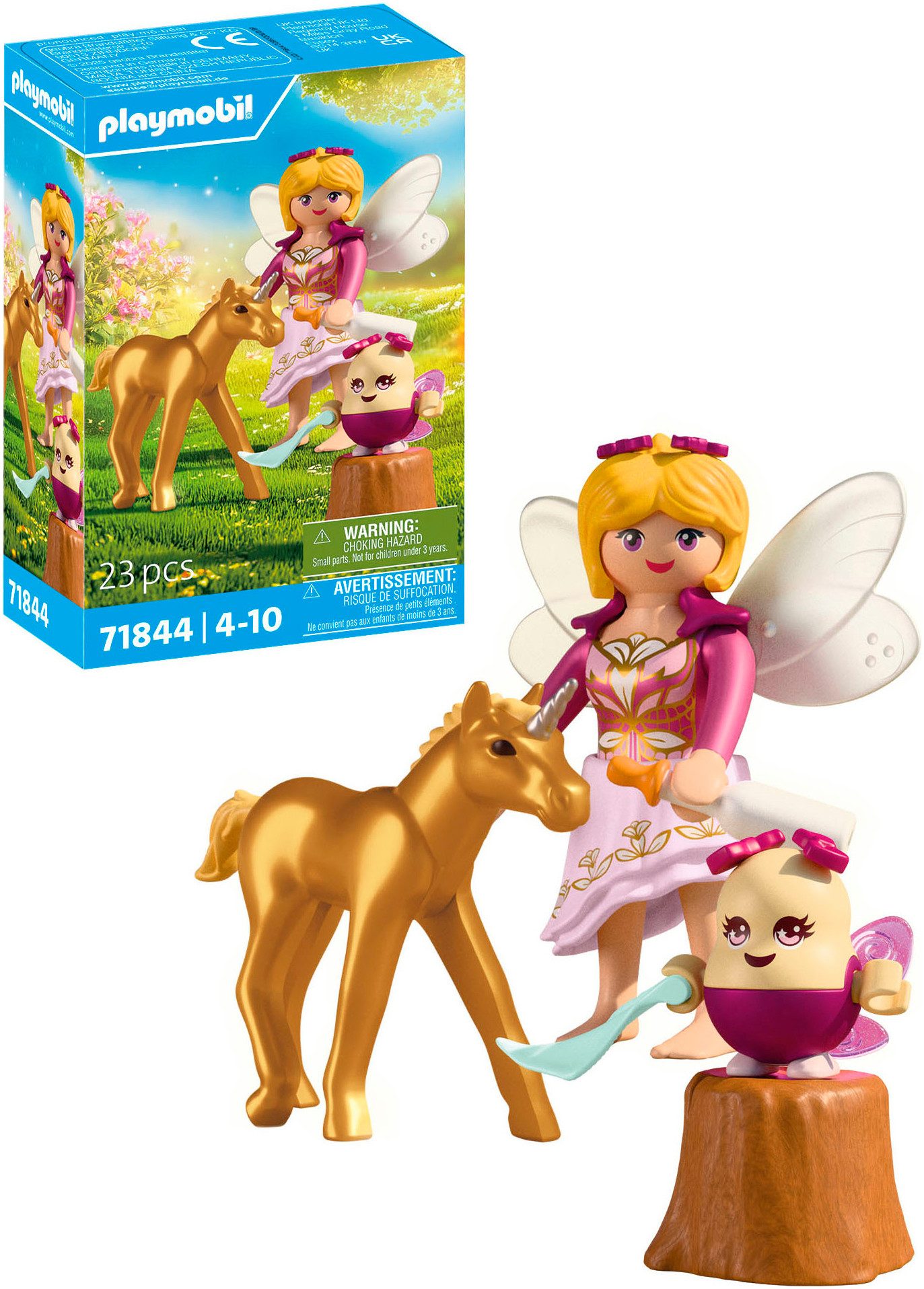 Playmobil® Goldenes Einhornfohlen mit Fee (71844), Princess Magic Konstrukt günstig online kaufen