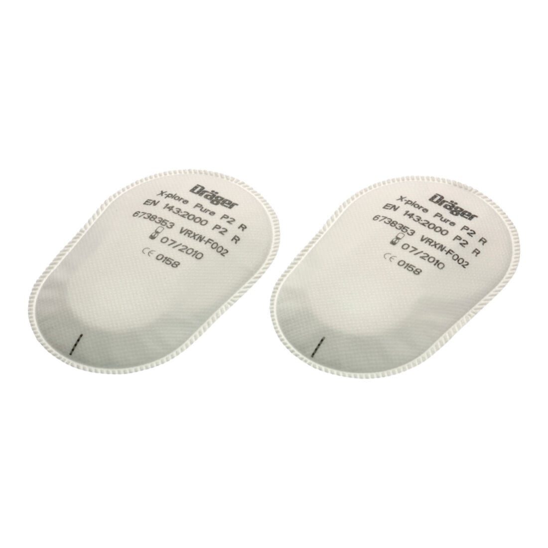 Dräger Atemschutz-Vollmaske Dräger Safety Partikelwechselfilter-Set, 10 Paar, Filter: P2R 10 Stk