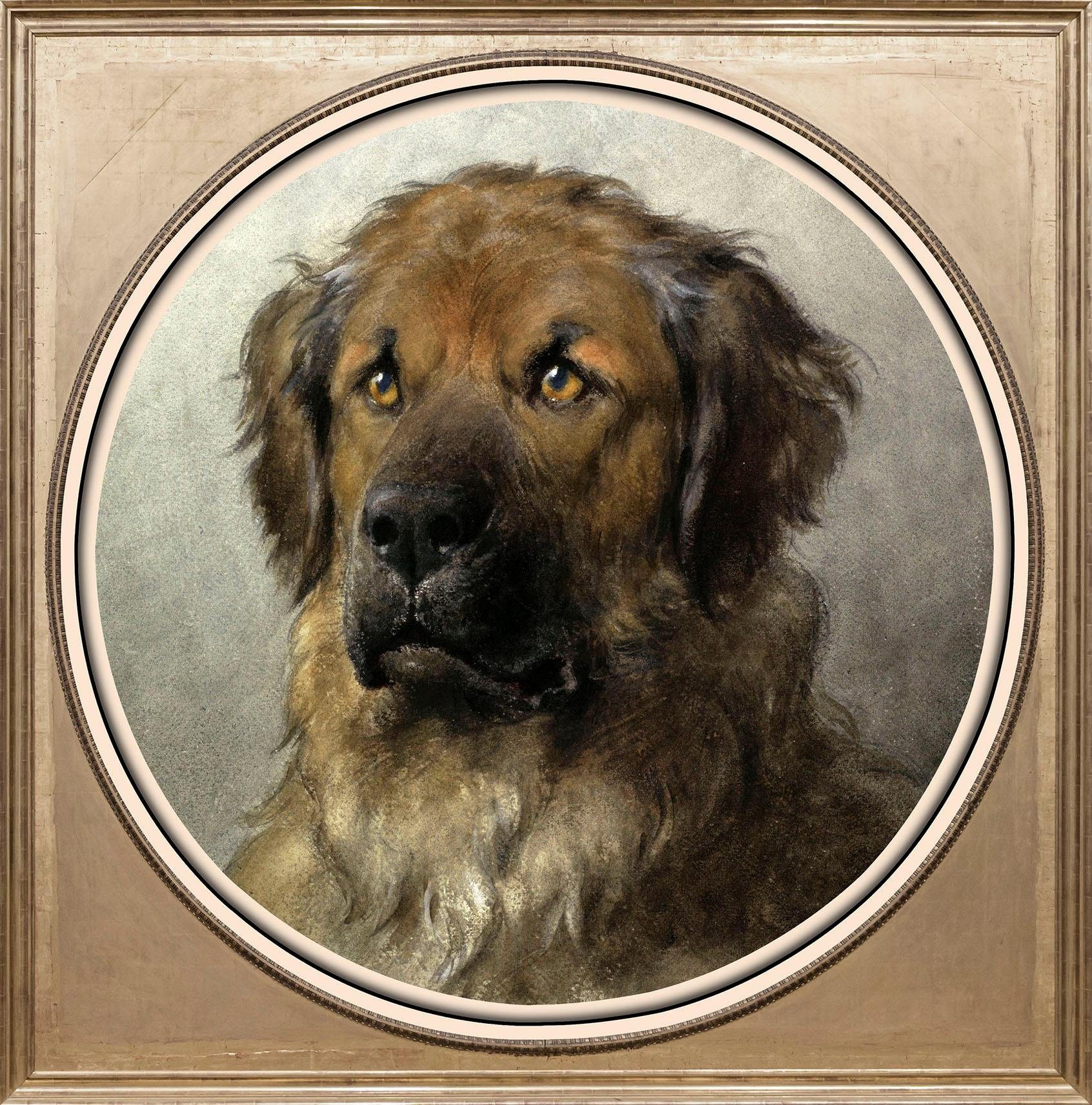 queence Acrylglasbild Jagdhund, Gemälde, Hund, Hunde, Hundebilder, Kunst, Tiere, Fine Art-Print in Galeriequalität