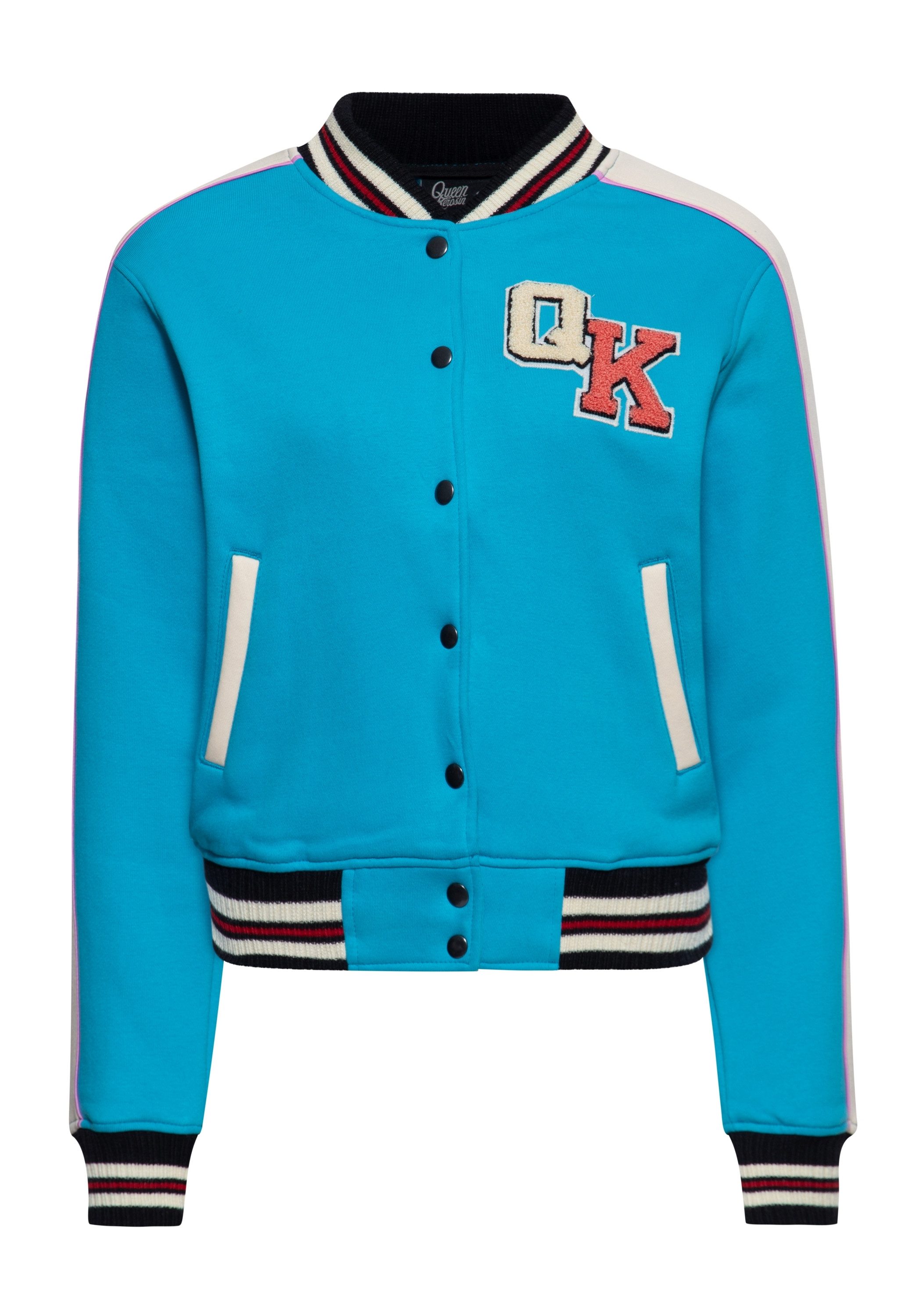 QueenKerosin Collegejacke California Beachin' (1-St) mit großer Rückenstickerei