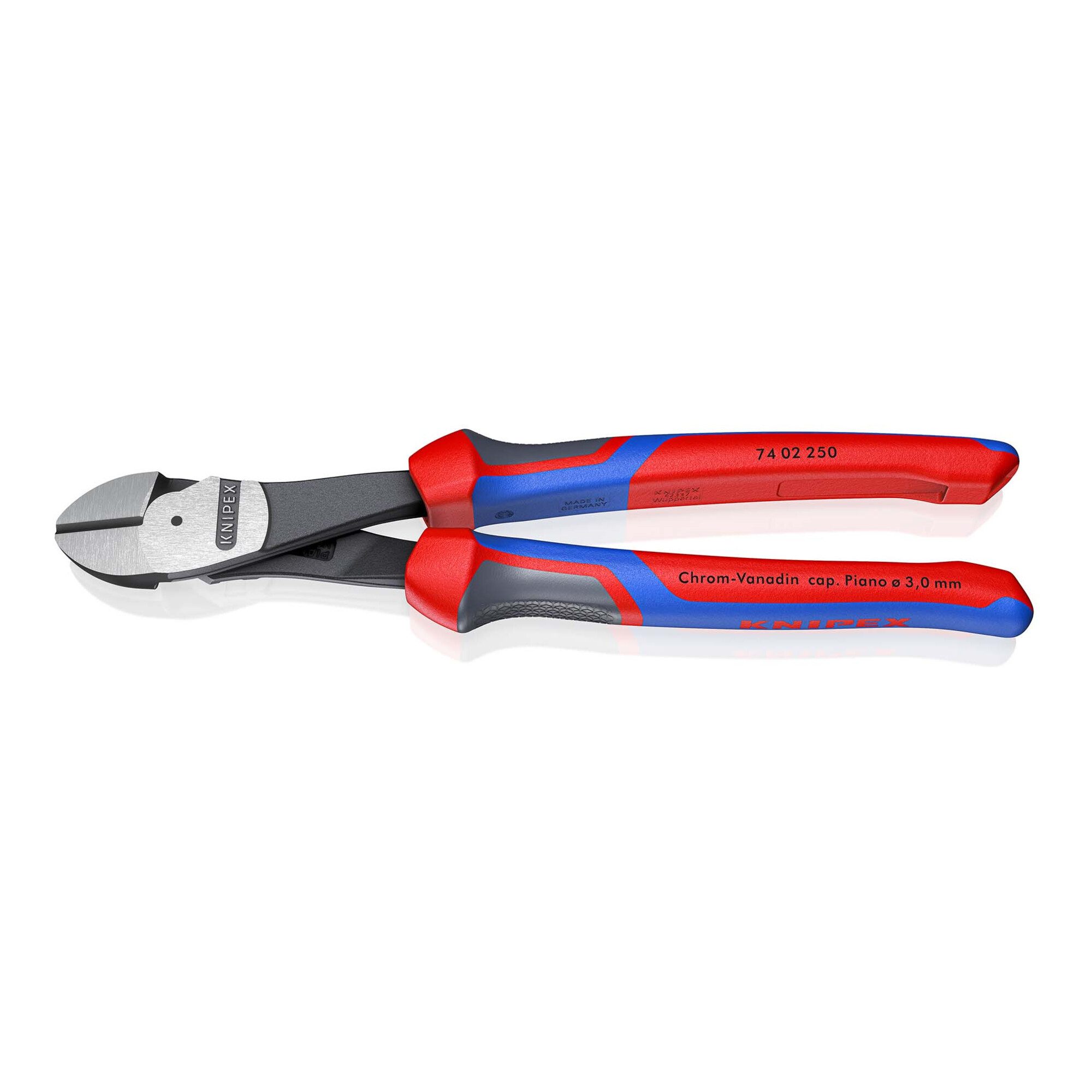 Seitenschneider KNIPEX 74 02 250 Kraft-Seitenschneider mit Comfort-Griffen schwarz atr