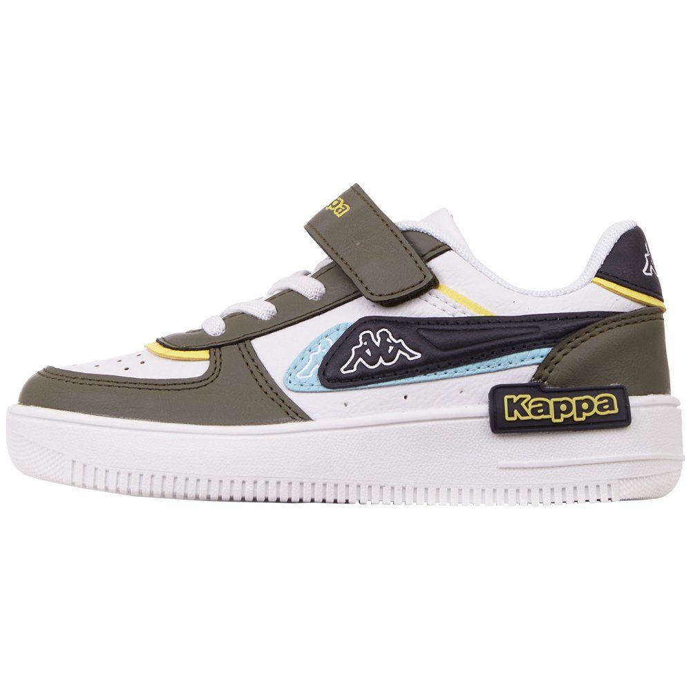 Kappa Sneaker Details Doublelayer mit - angesagten white-army