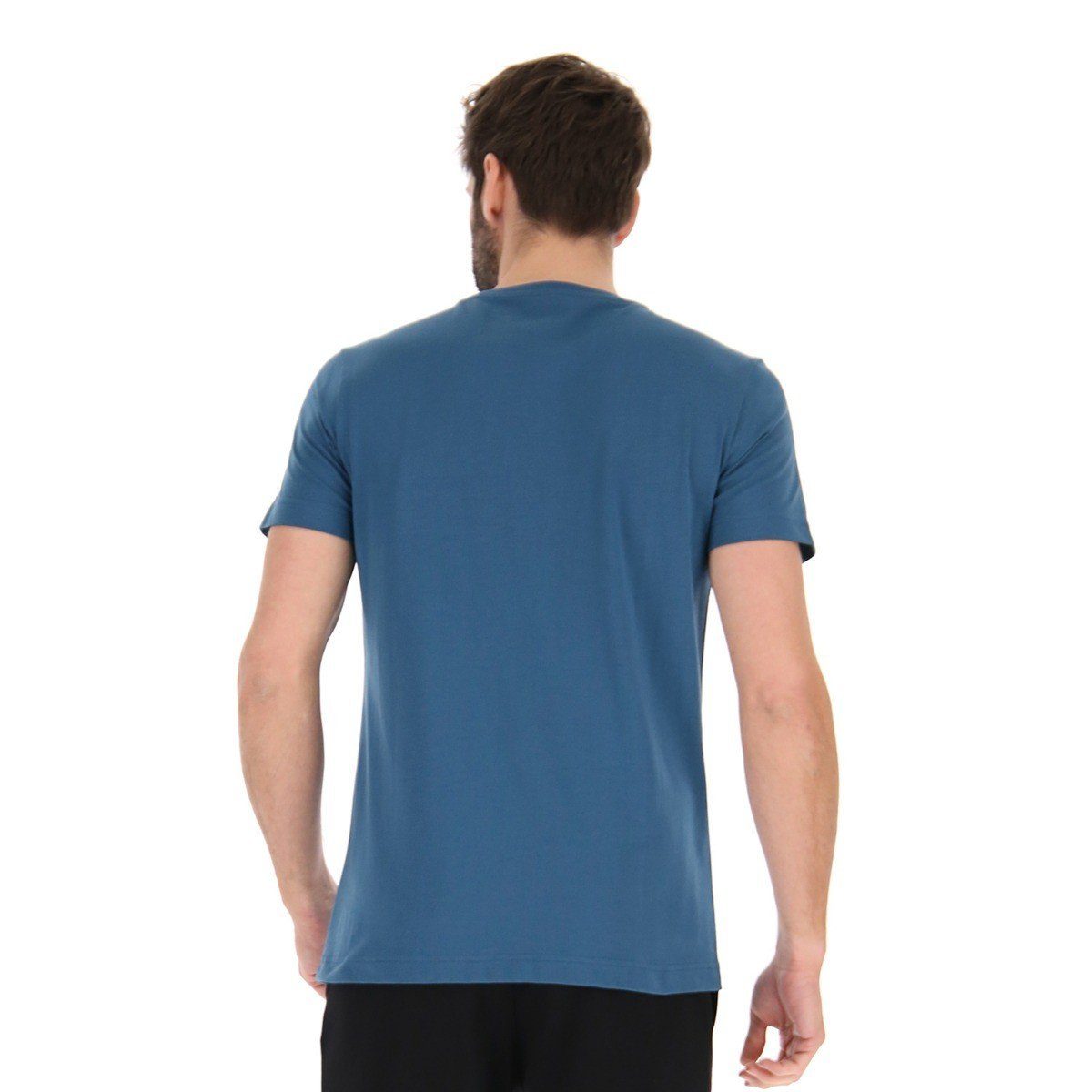 Smart T-Shirt Herren lotto T-Shirt Rundhals III Tee 217609 Blau Kurzarm -