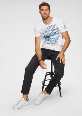 CAMP DAVID Loose-fit-Jeans mit markanten Nähten und Stretch