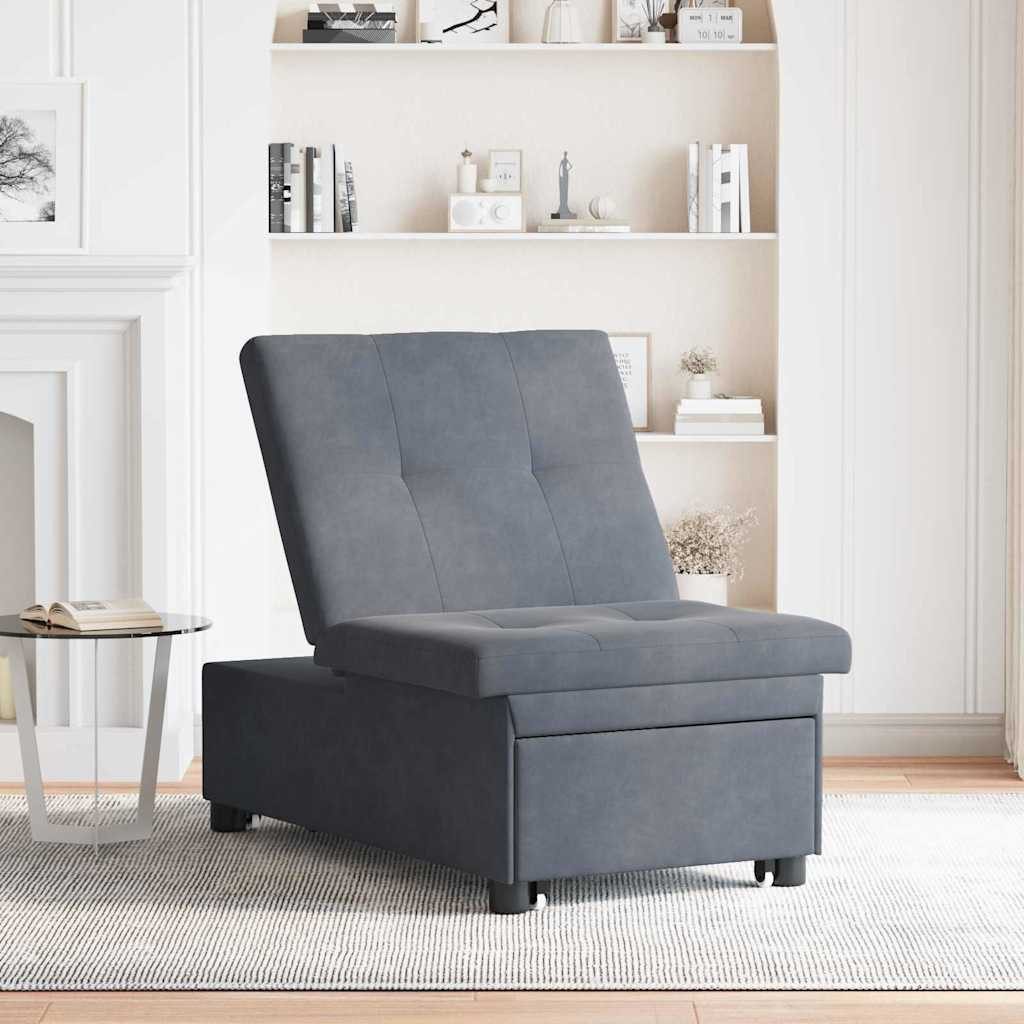 vidaXL Sofa Schlafsofa Dunkelgrau 67 x günstig online kaufen