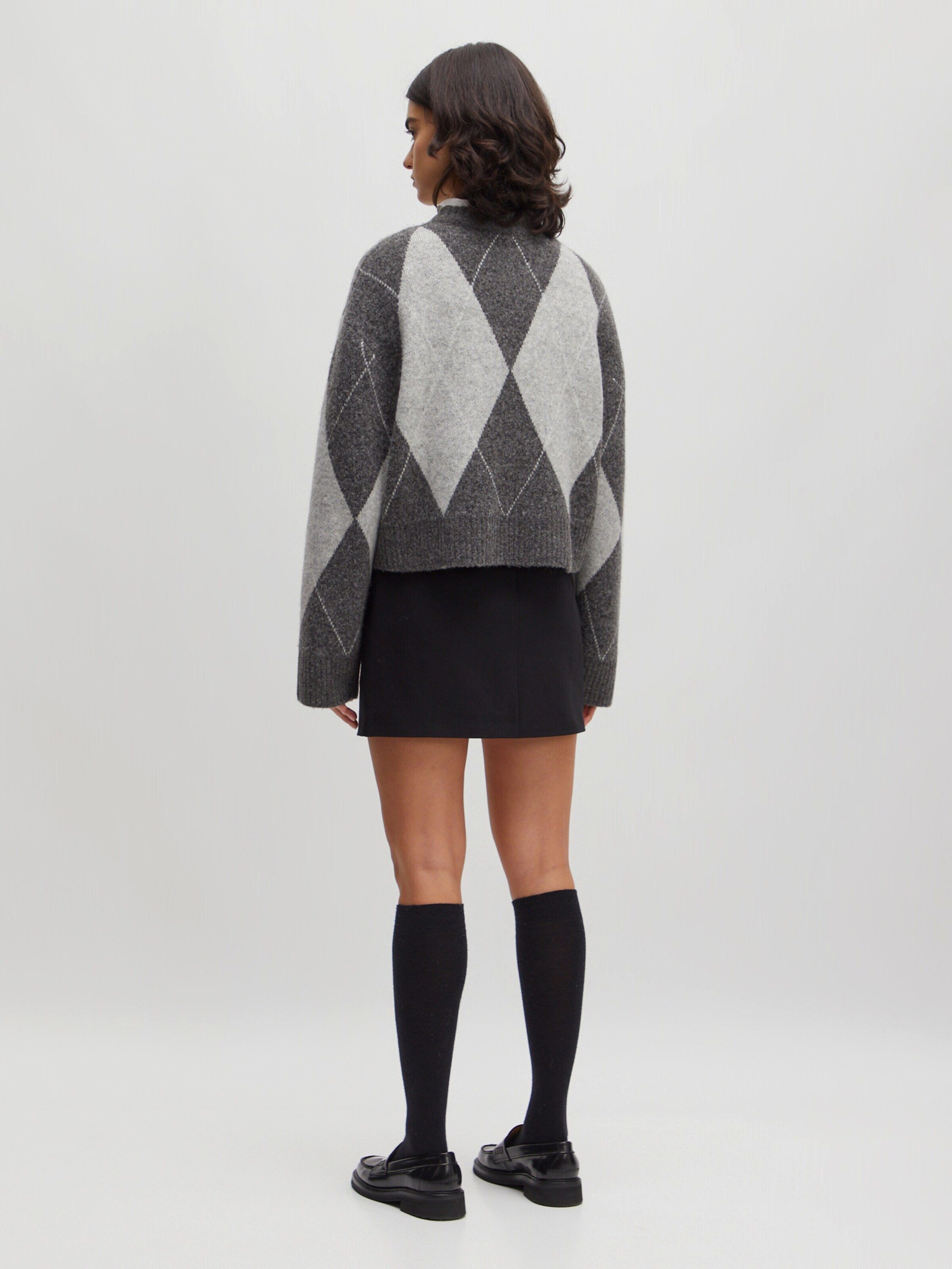 EDITED Rundhalspullover Doro (1-tlg) Plain/ohne Details günstig online kaufen