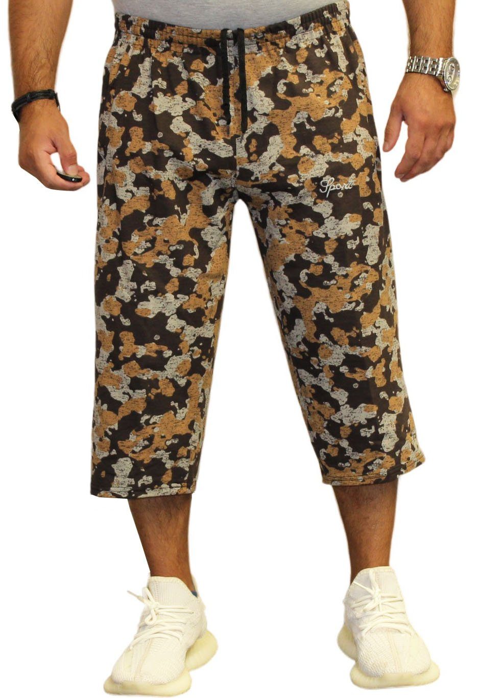 Banco Longbermudas Banco Herren Sommer Lange Short Bermuda Freizeithose CAMOUFLAGE