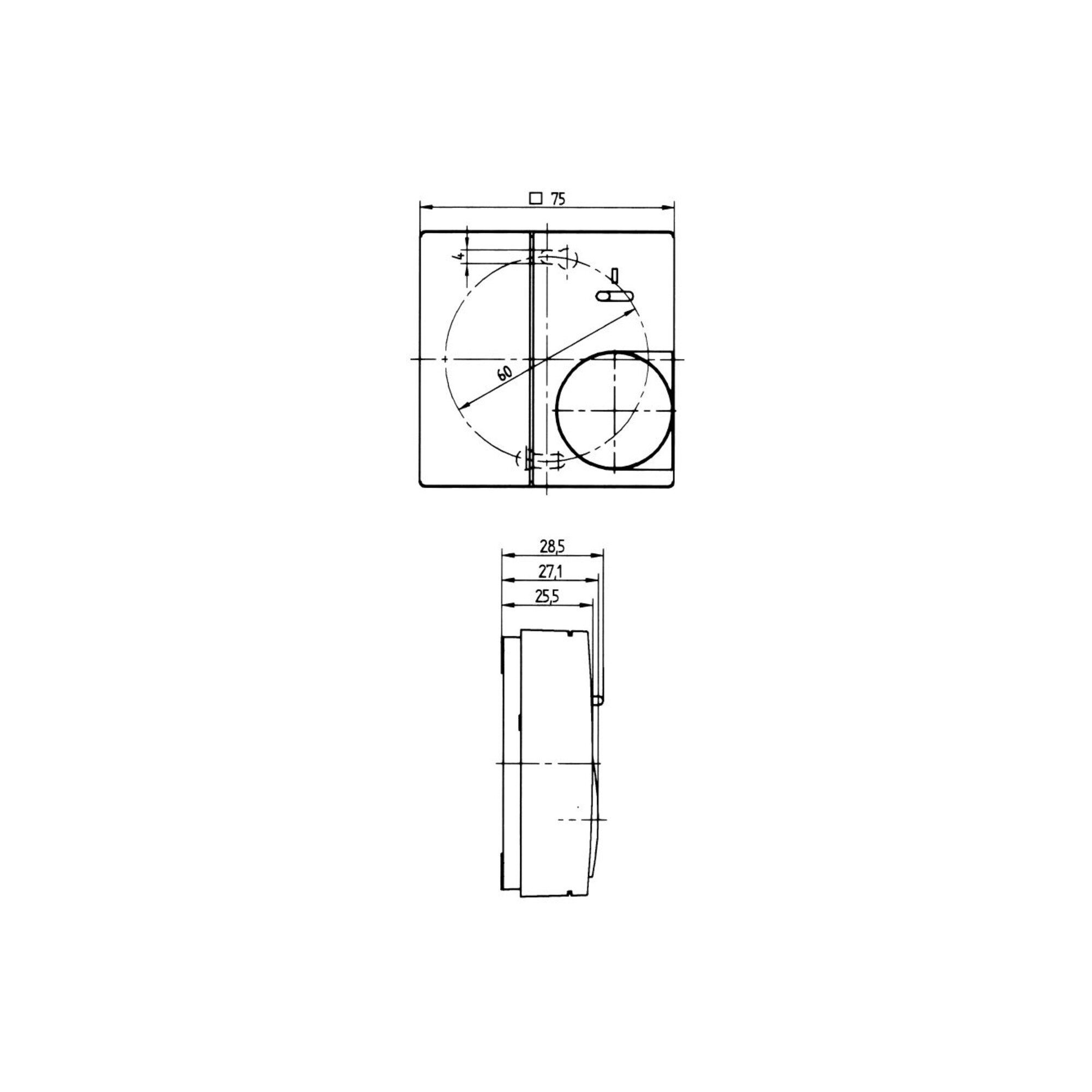 Eberle Infrarotheizung Eberle Controls Temperaturregler Analog INSTAT 868-r1