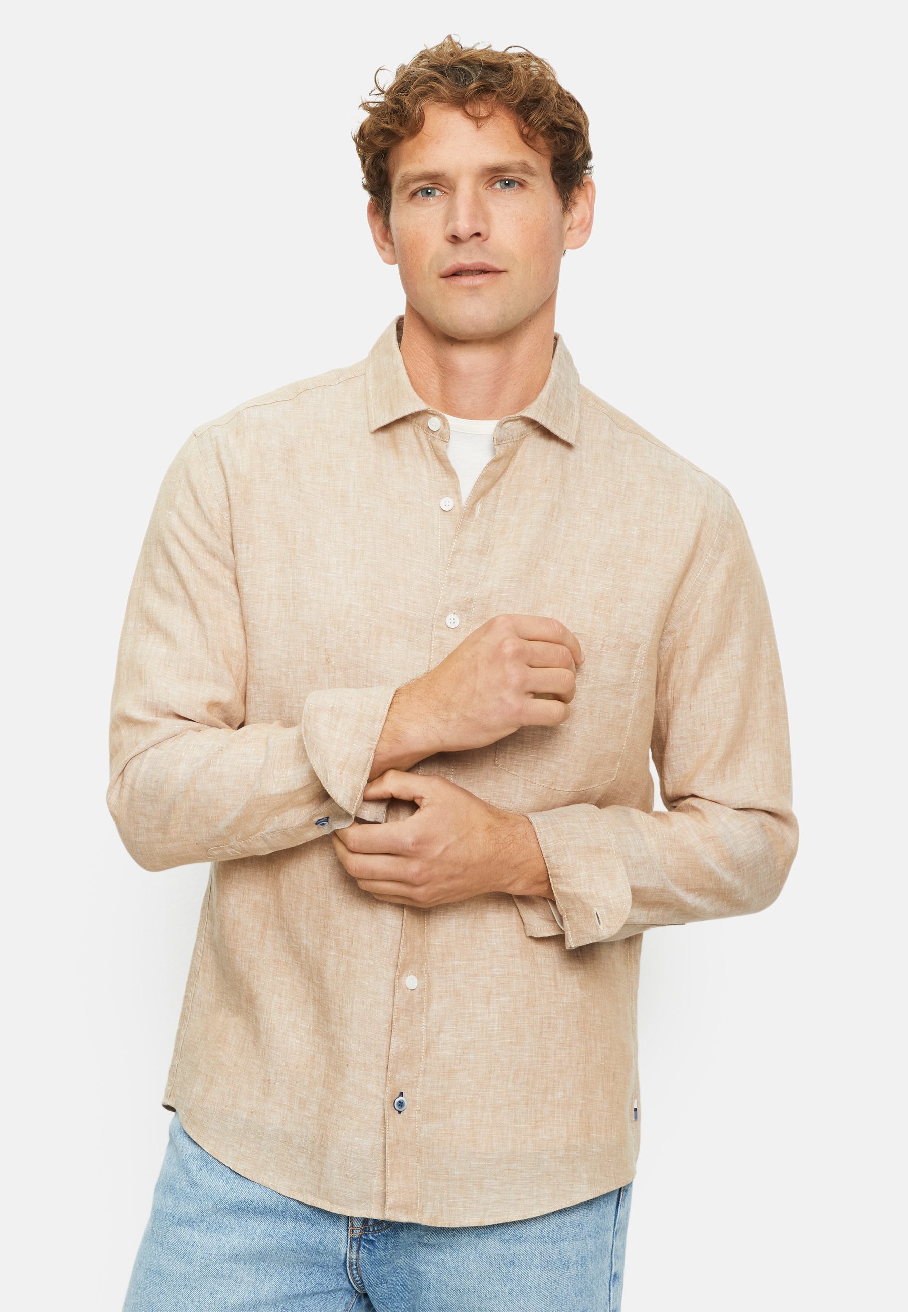 OLYMP Langarmhemd OLYMP Casual, regular fit, Kent