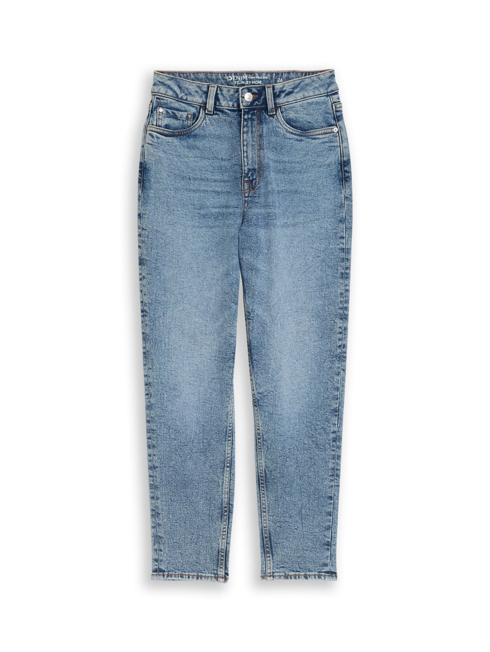 TOM TAILOR Denim Ankle-Jeans Jeanshosen TTLINLEY MOM High Waist Ankle Jeans – Bild 3 von 5