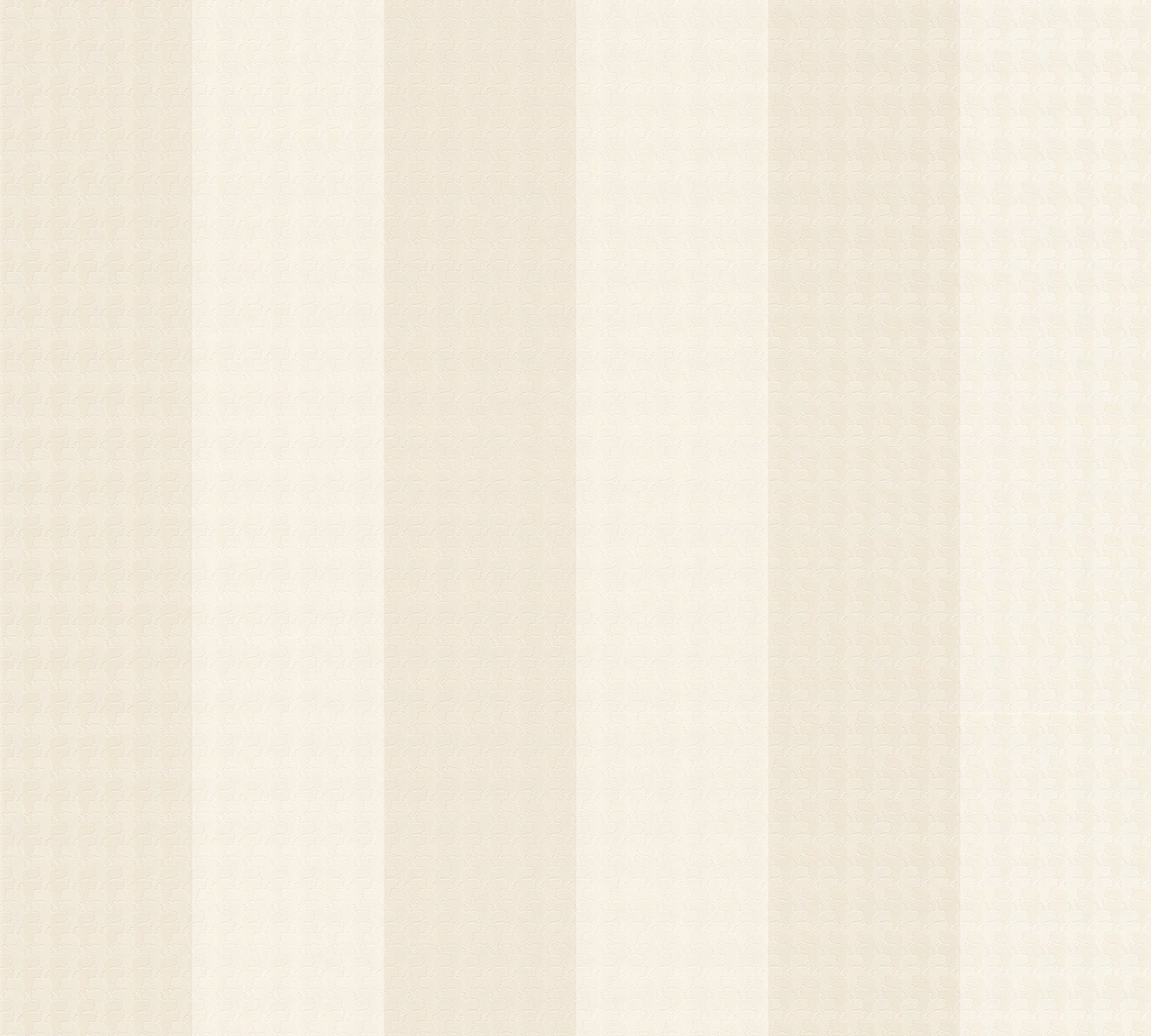 Architects Paper Vliestapete Stripes, Streifen, gestreift, Streifentapete Tapete Designer Karl Lagerfeld beige/creme/weiß