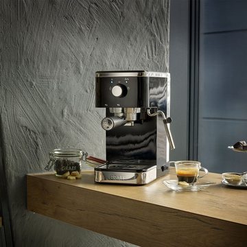 Graef Espressomaschine ES 402 Salita + CM 502 Kaffeemühle, praktisches Set aus Espressomaschine und Kaffeemühle