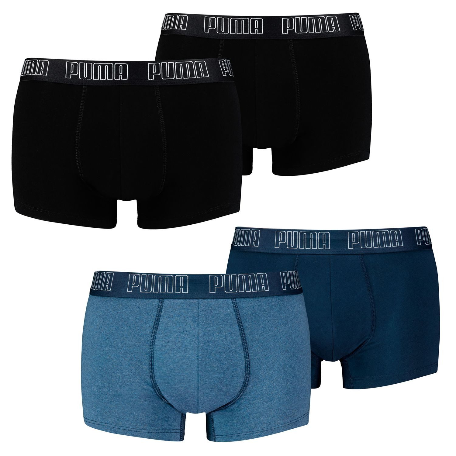 PUMA BODYWEAR Boxershorts Trunks Everyday Comfort Cotton Stretchim 4er Pack günstig online kaufen