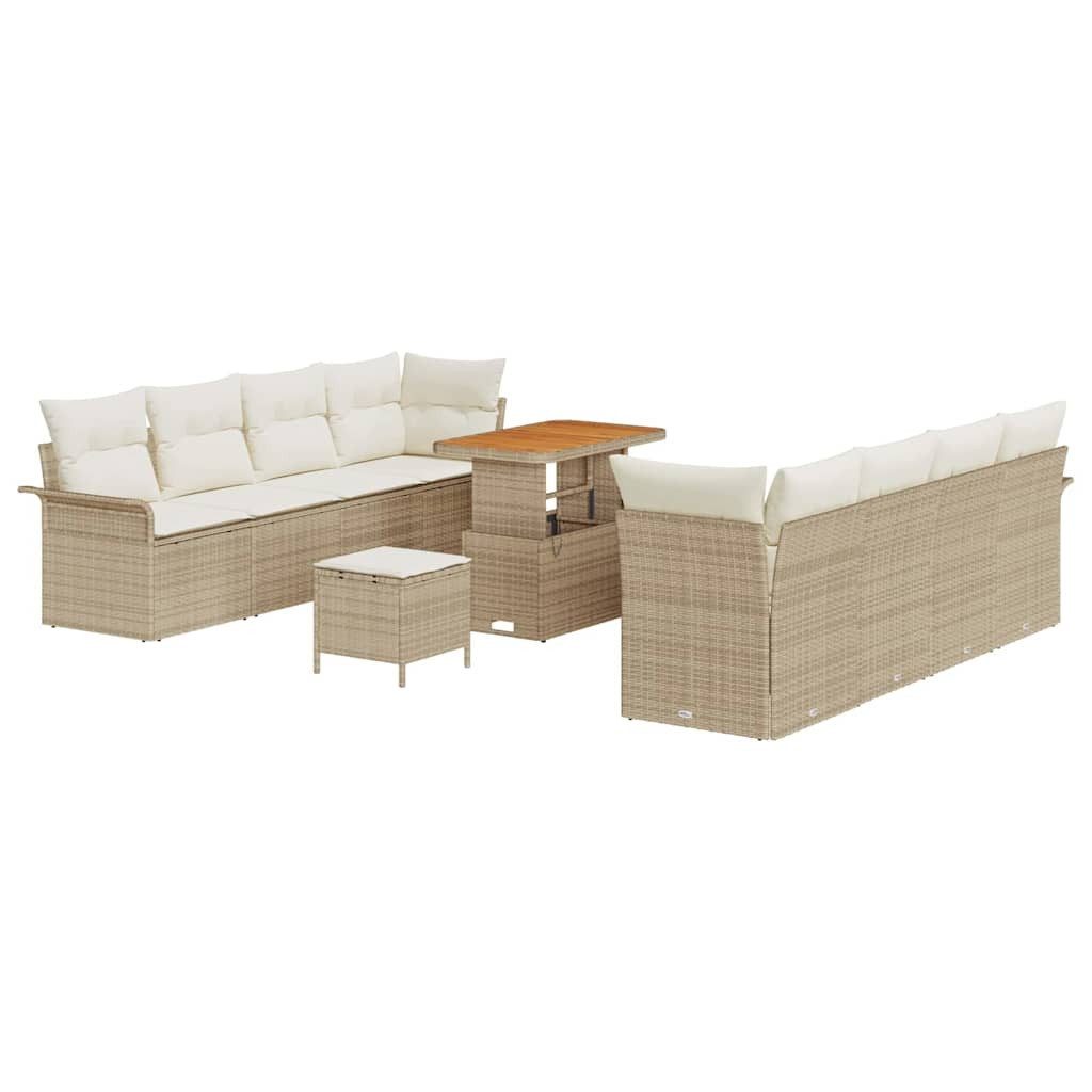 vidaXL Loungesofa Garten-Sofa-Set Beige