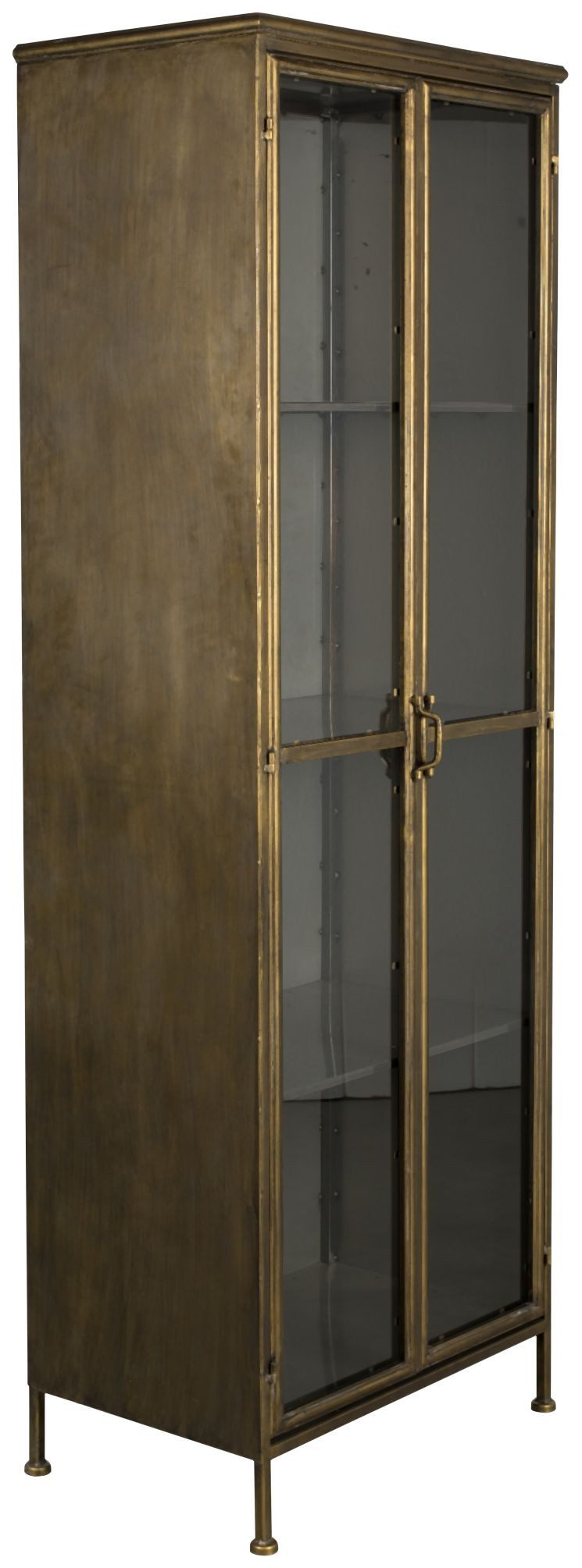 Dutchbone Vitrine Vintage Metall Schrank Vitrine GERTLUSH von DutchBone