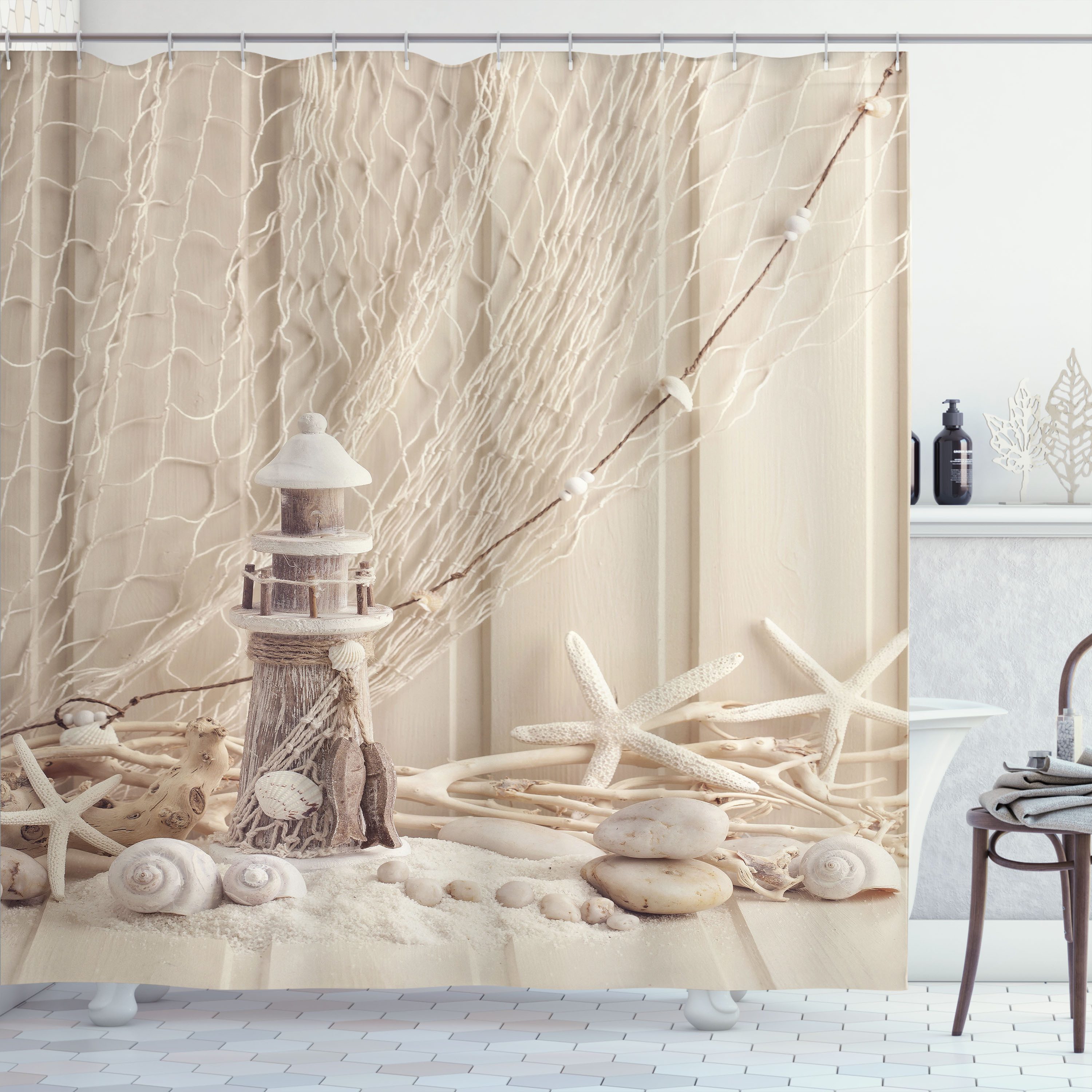 Abakuhaus Duschvorhang Moderner Digitaldruck mit 12 Haken auf Stoff Wasser günstig online kaufen