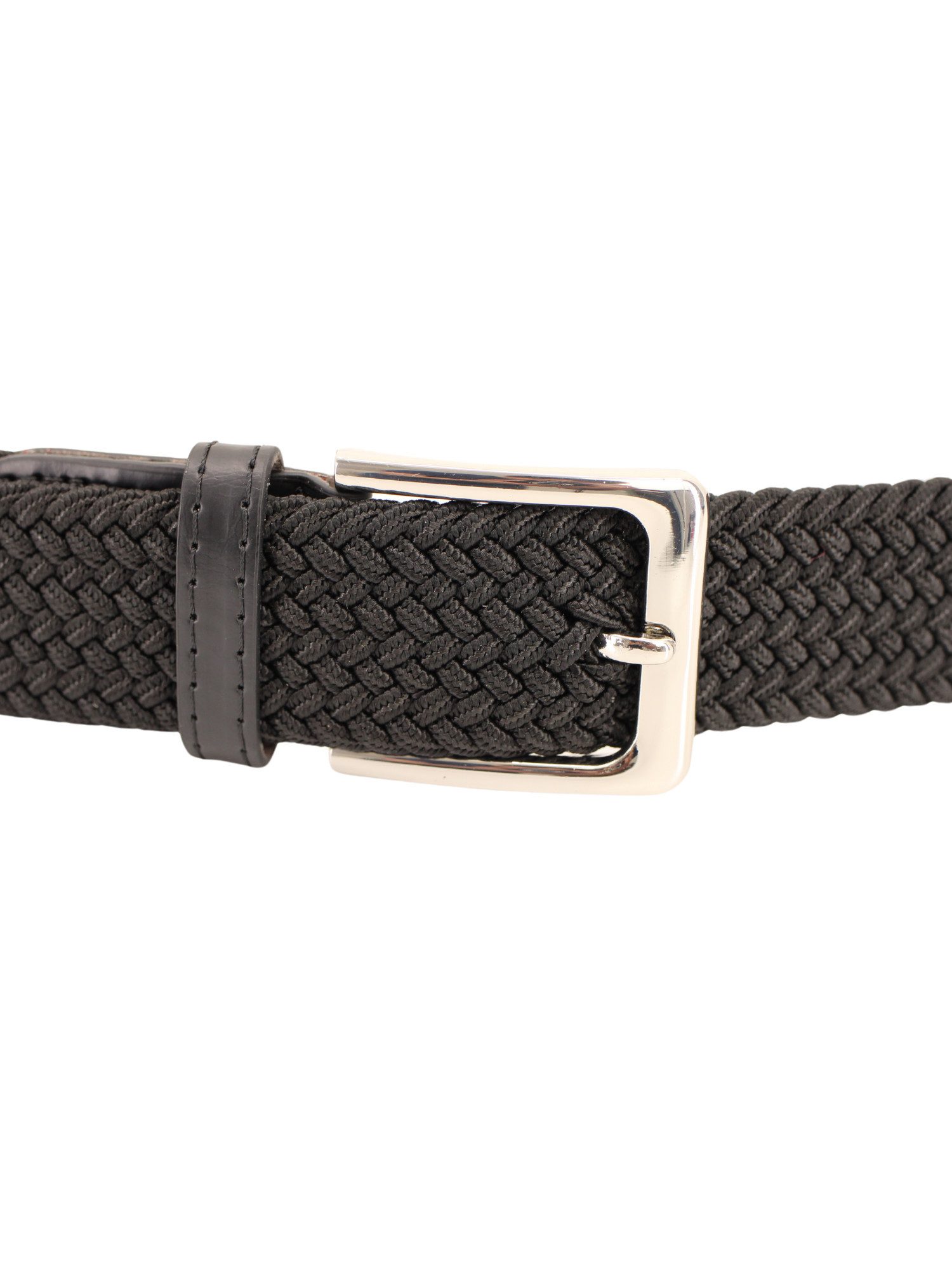 Adel Accessoires Flechtgürtel Unisex Flechtgürtel – Elastisch, 3,5 cm breit, in 15 Farben Dehnbar, ohne Lochsystem, individuell verstellbar