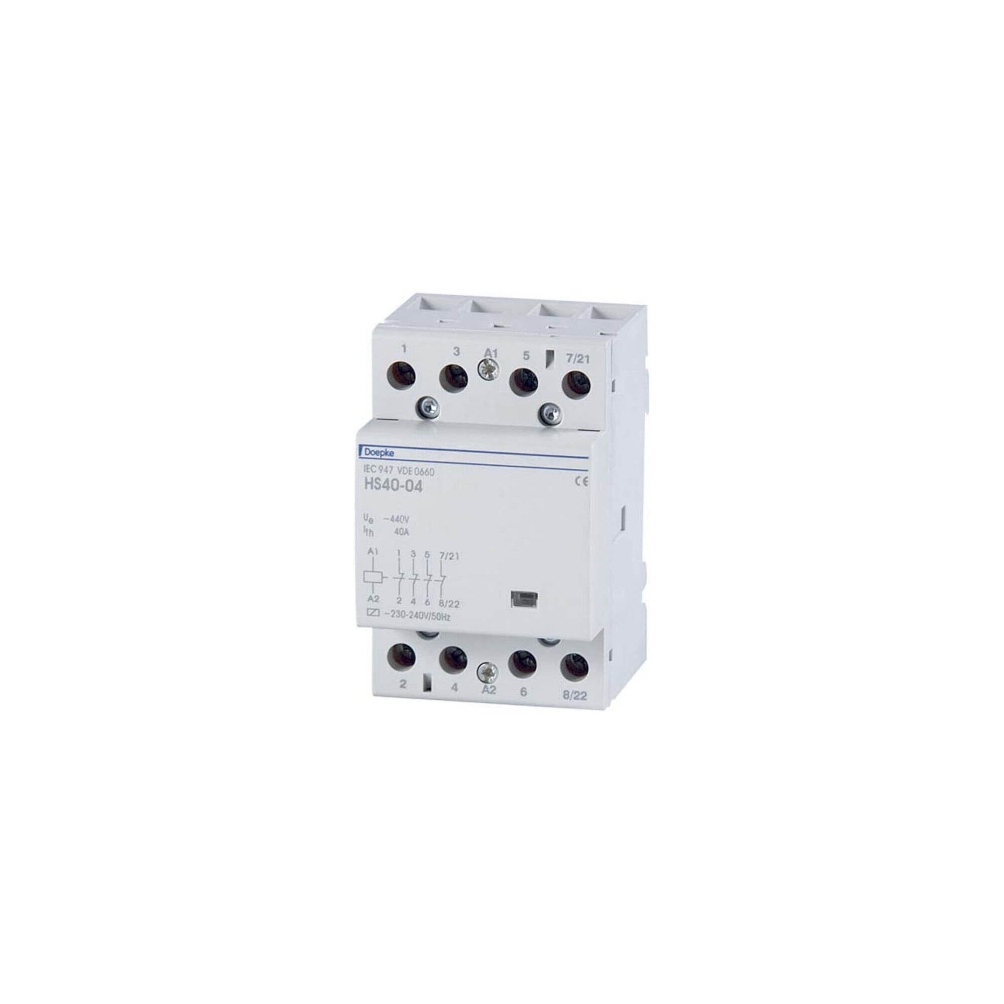 Doepke Schalter Doepke Schütz 4 Schließer HS 3-230AC/63-40