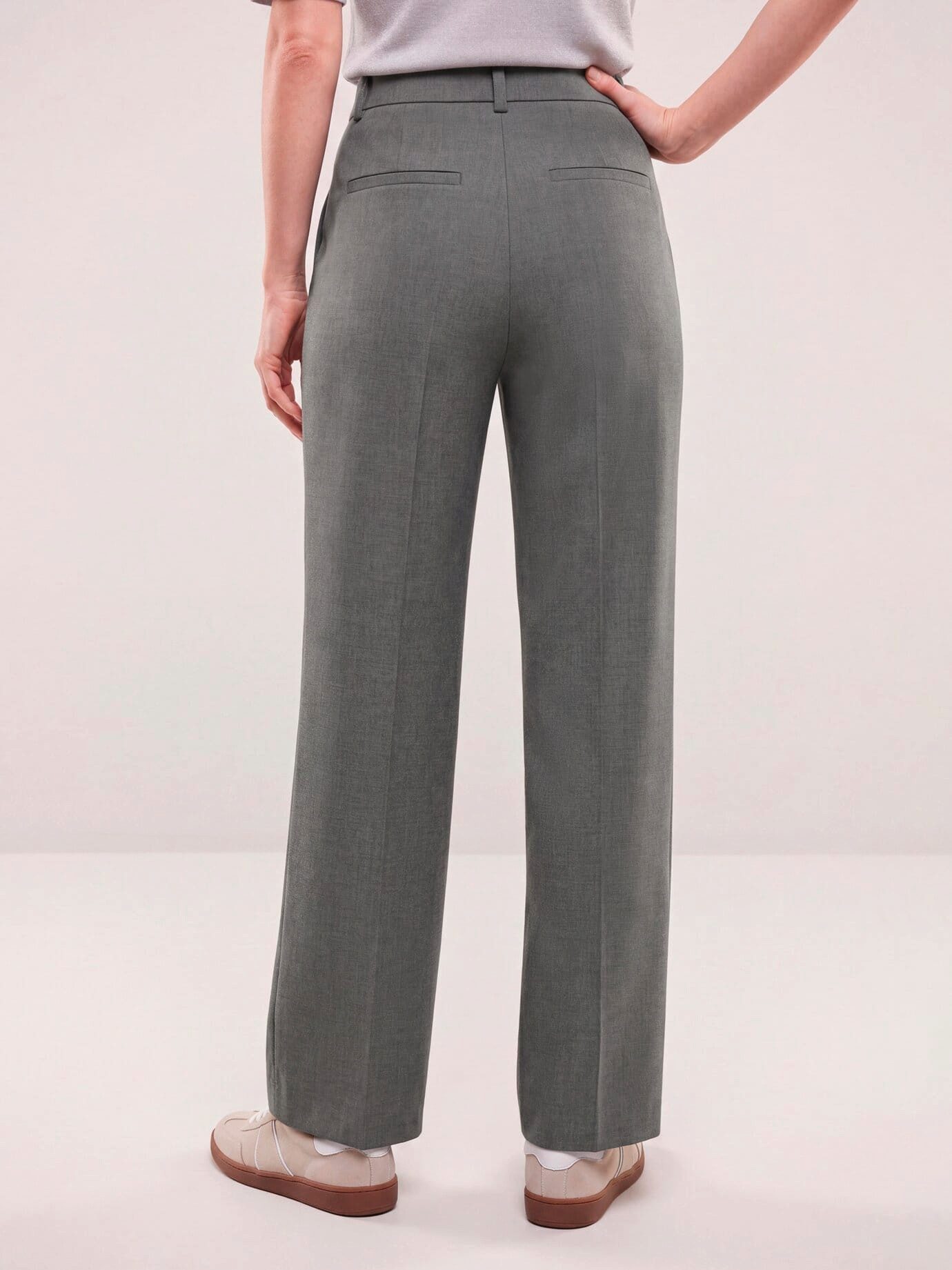 Walbusch Marlene-Hose Damen Marlene Kofferhose Regular fit, elegant