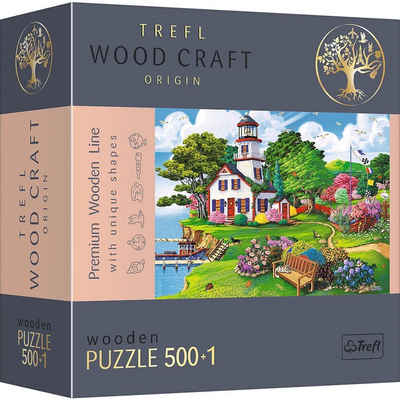 Trefl Puzzle Trefl 20161 Sommerhafen 500+1 Holzpuzzle, 500 Puzzleteile