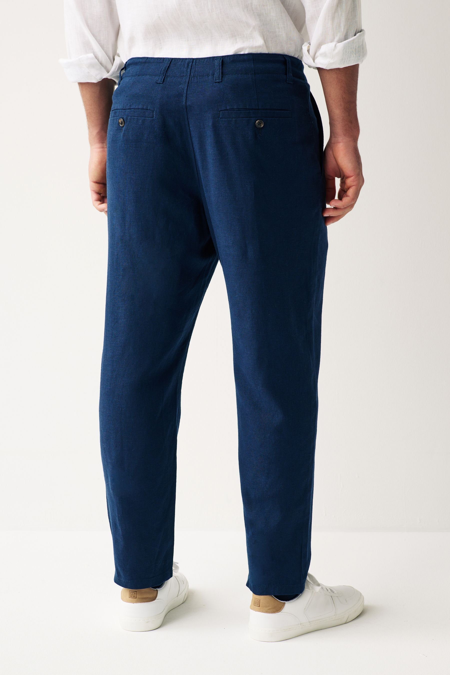 Next Stoffhose Hose mit Kordelzug aus günstig online kaufen