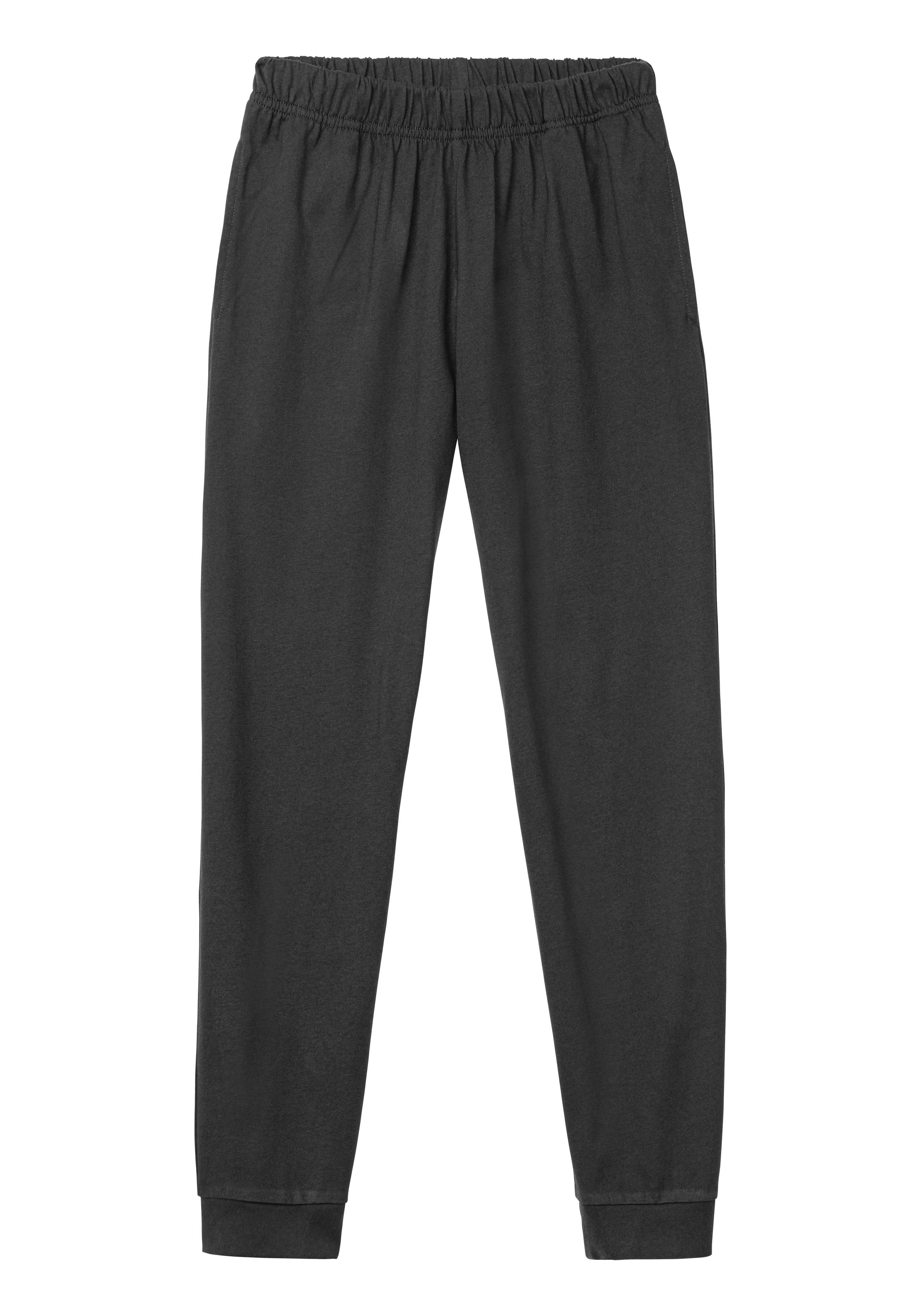 Buffalo Pyjama (2 tlg., 1 Stück) Schlafanzug mit Spruch Akku wird geladen