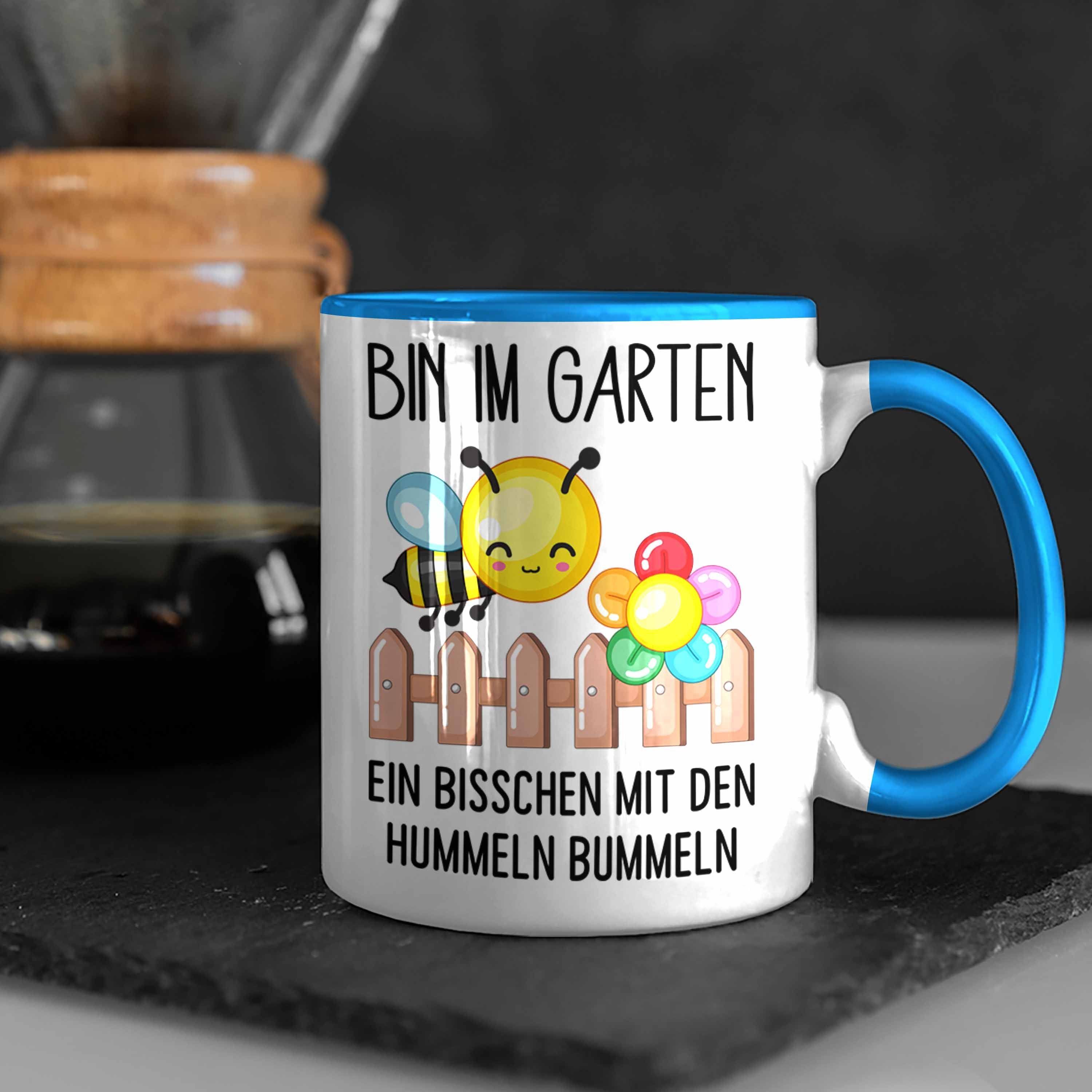 Den Bin Blau Gesche Im Bummeln Hummeln Garten Trendation Mit Tasse Tasse