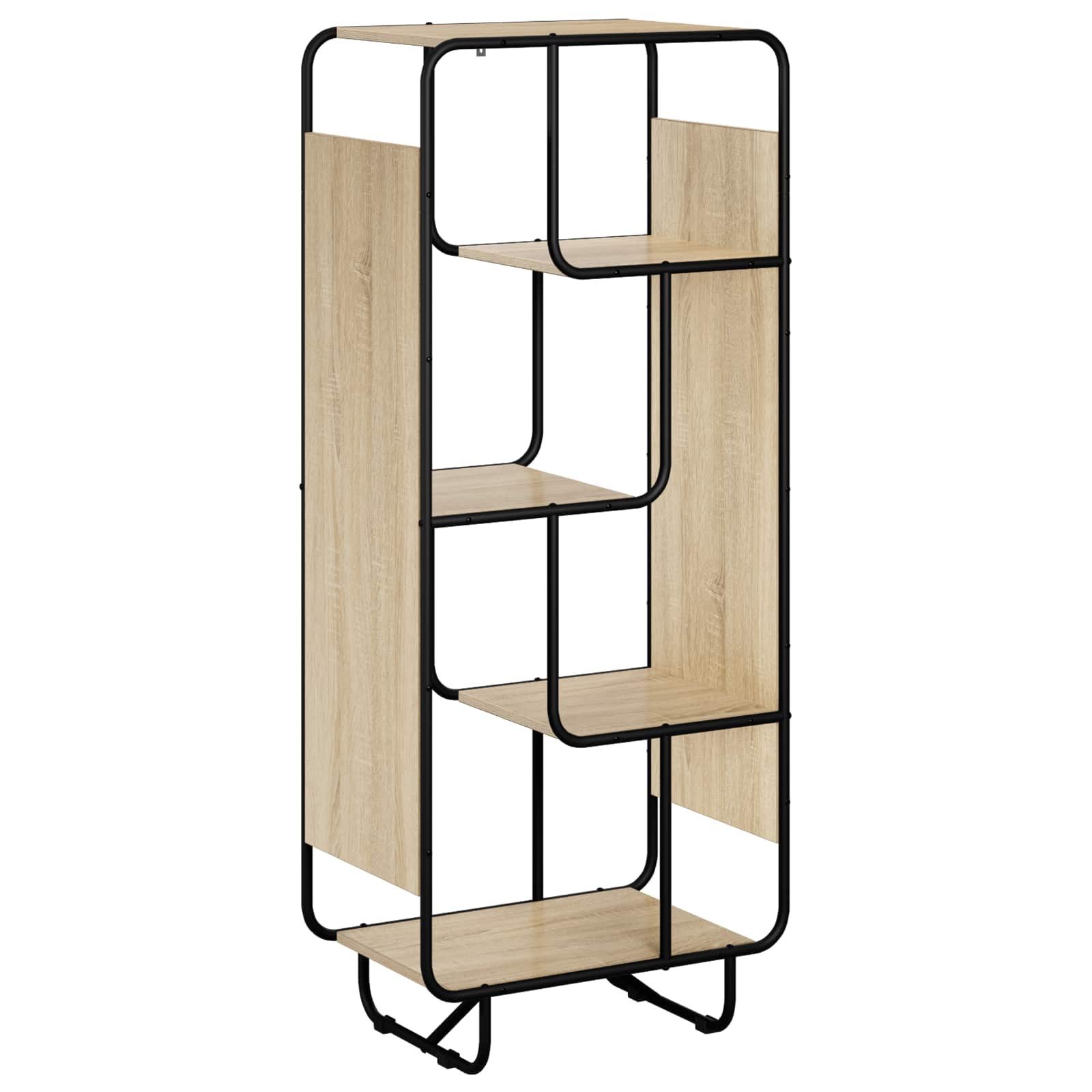 vidaXL Highboard Highboard Sonoma-Eiche 60 x 37,5 x 144 cm Holzwerkstoff (1 St)