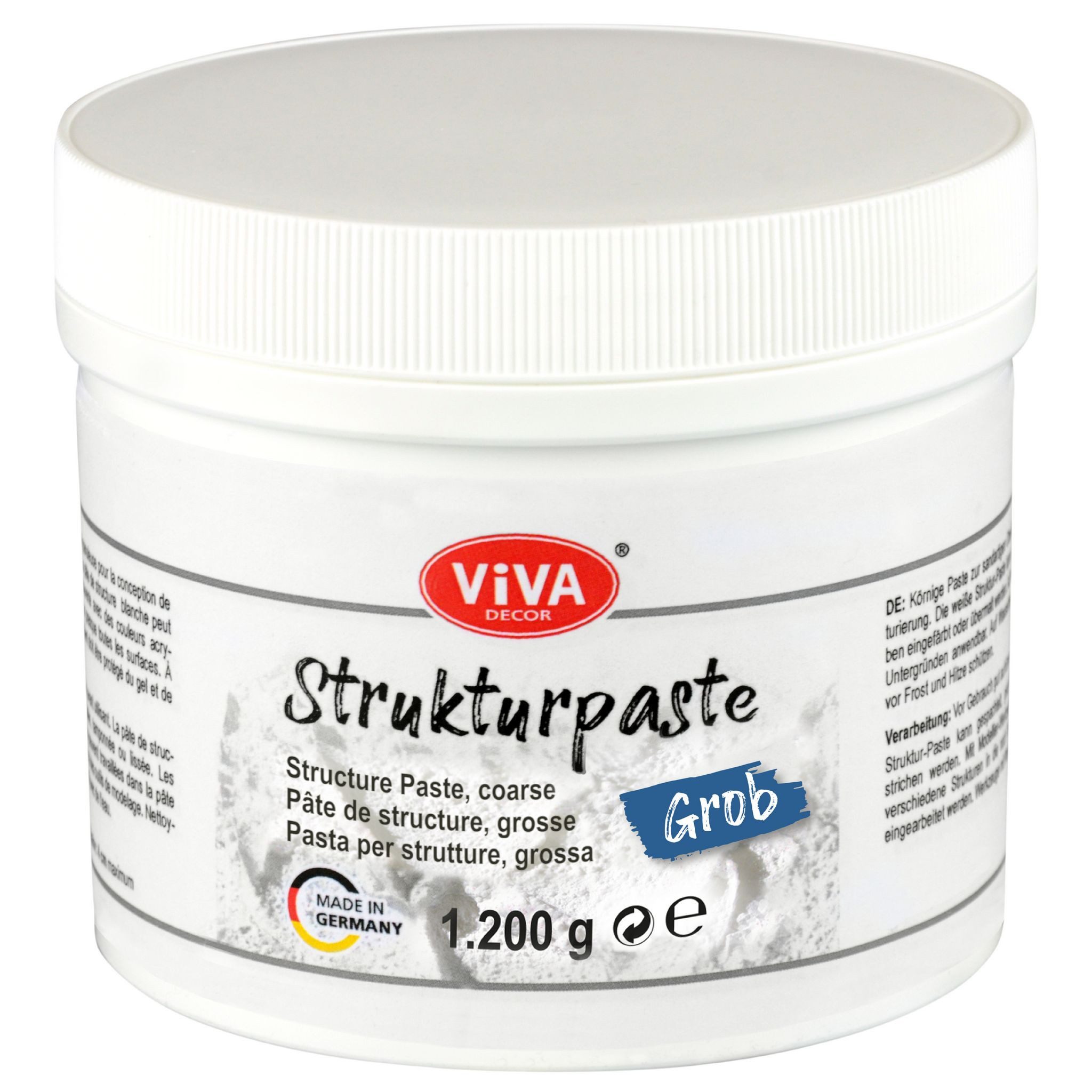 Viva Decor Strukturpaste ViVA DECOR Strukturpaste Grob 1,2 kg
