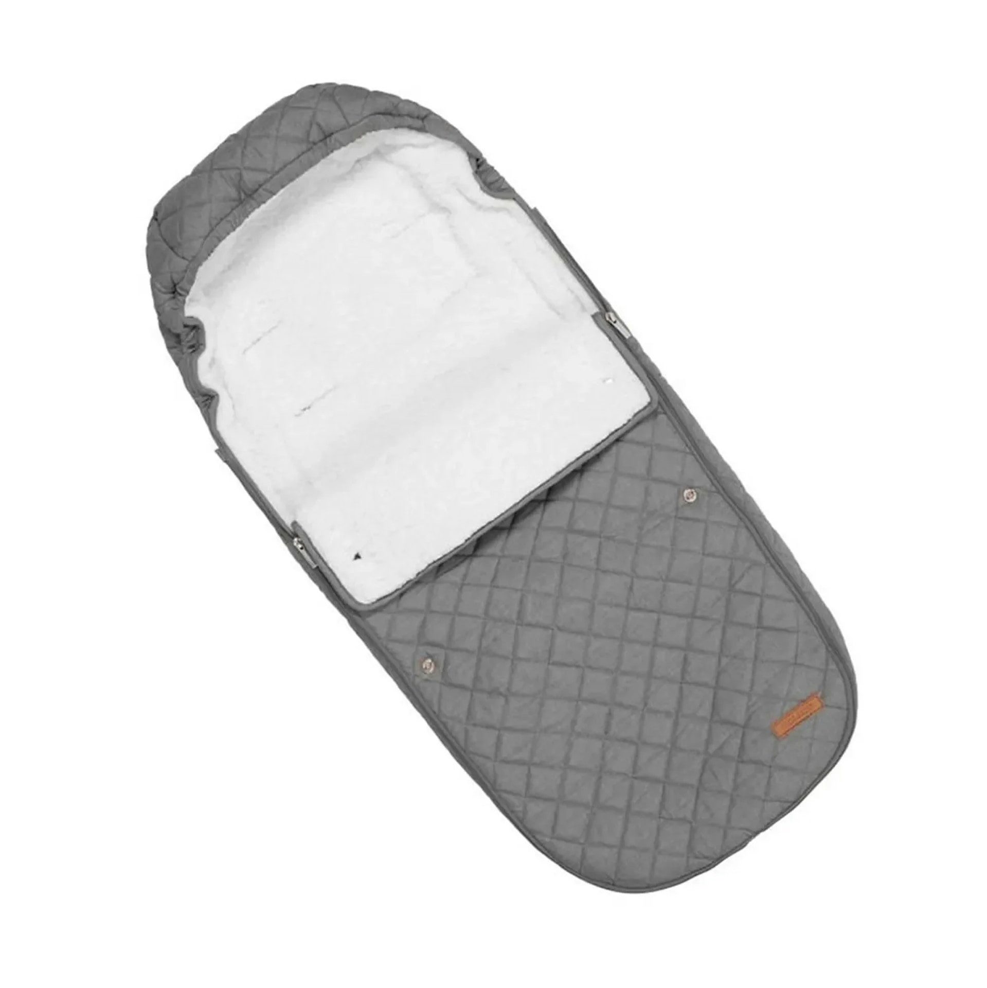 LITTLE DUTCH Fußsack Fußsack, Winterfußsack, Babyfußsack - fur Kinderwagen, Grau