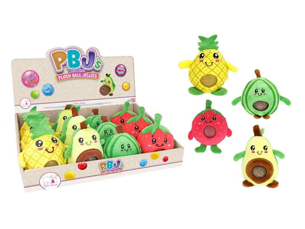 bb Klostermann Softball BB Klostermann Plush Ball Jellies PBJs Früchte Quetschtier sortiert