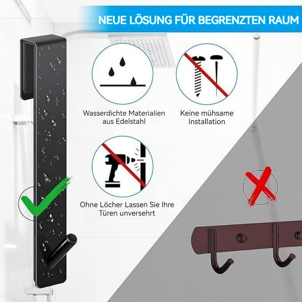 QUBEBU Handtuchhaken Handtuchhalter ohne Bohren, 2er/4er Set, Handtuchhaken günstig online kaufen