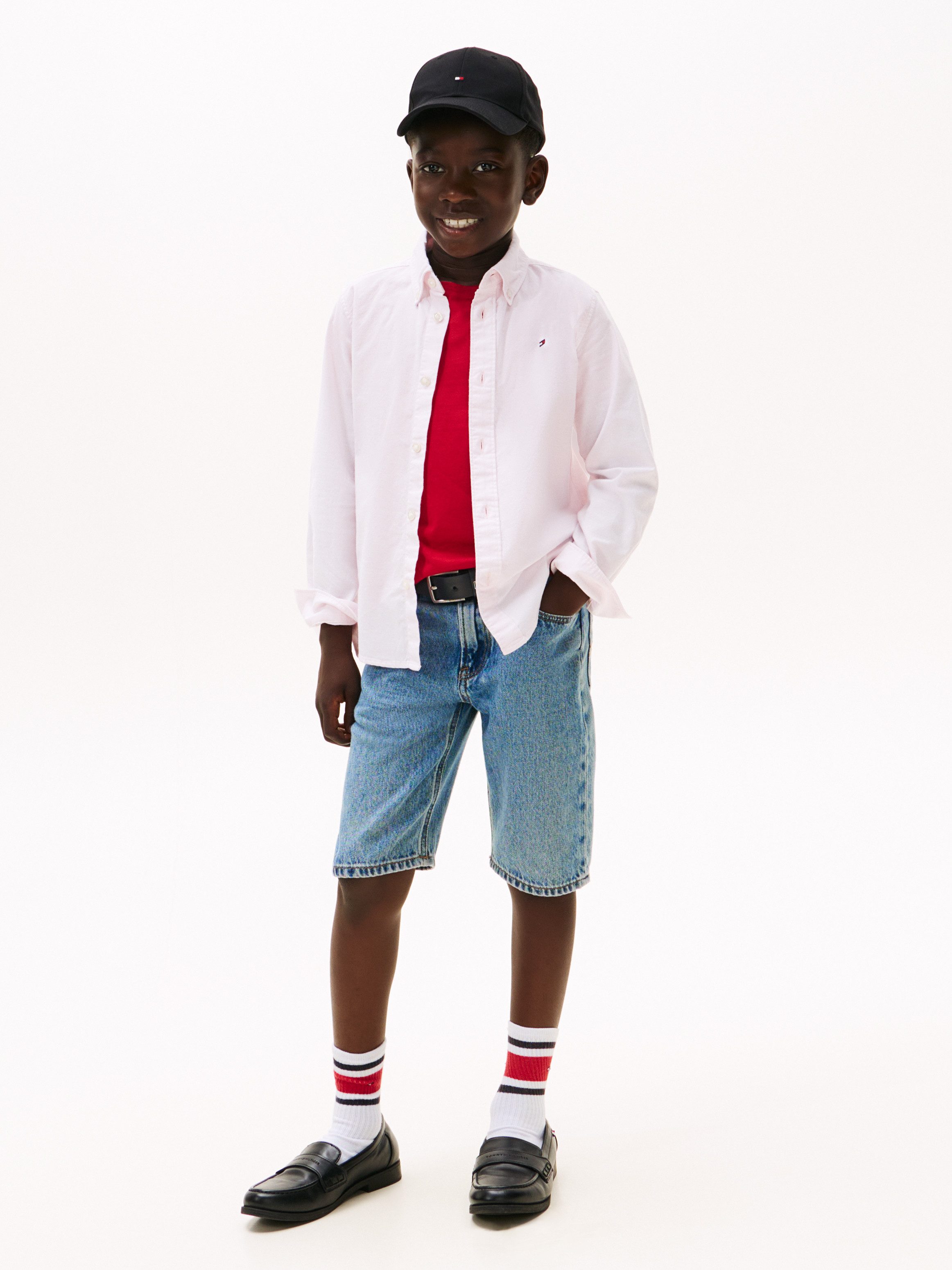 Tommy Hilfiger Langarmhemd FLAG OXFORD SHIRT günstig online kaufen