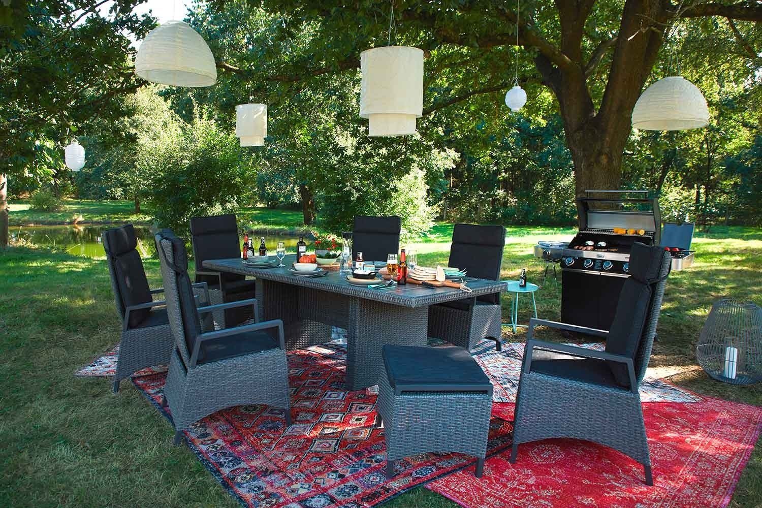 Outdoor Gartensessel KERAMO, Anthrazit, Grau, B günstig online kaufen